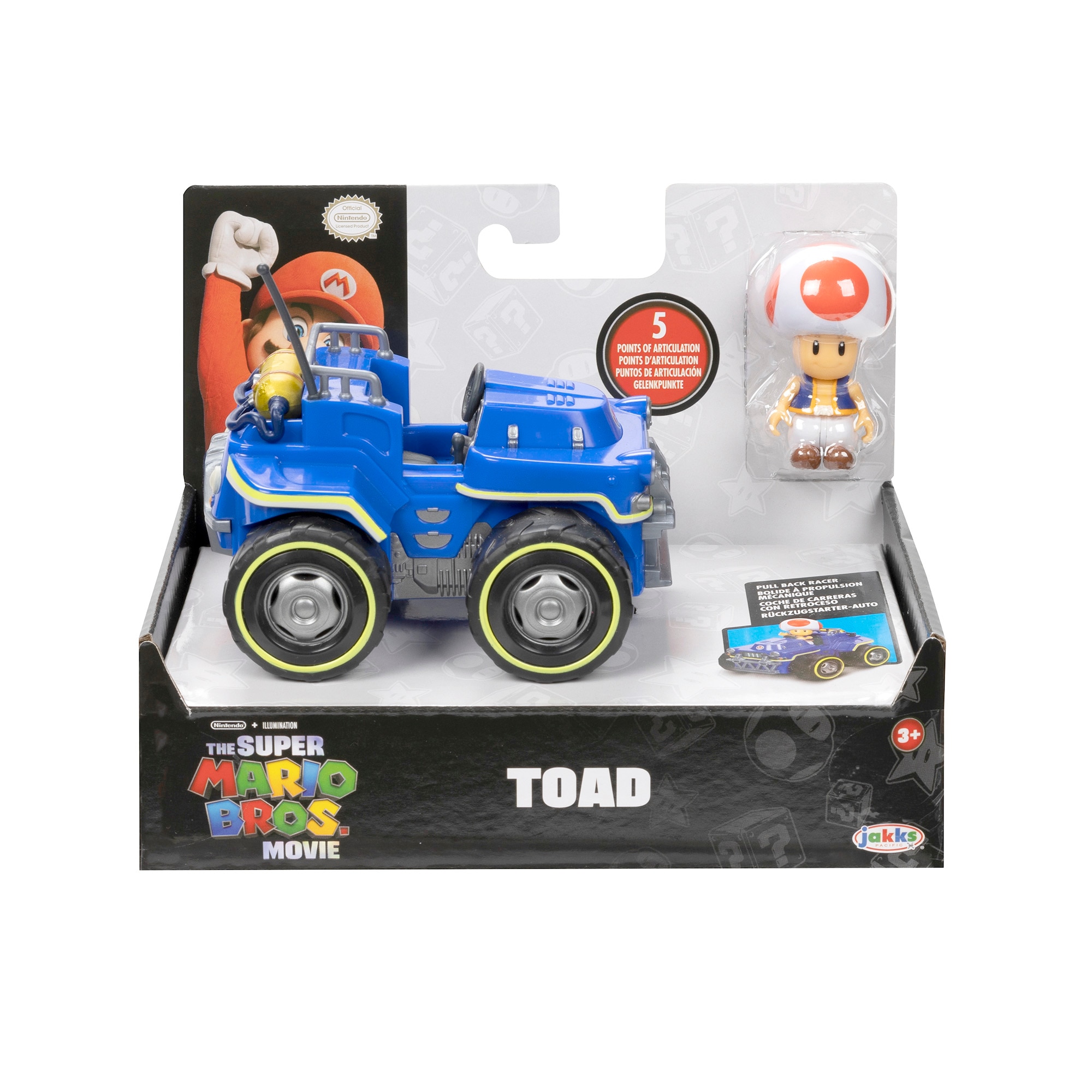 Karts 5 cm y figura extraible Super Mario Bros La Película 19