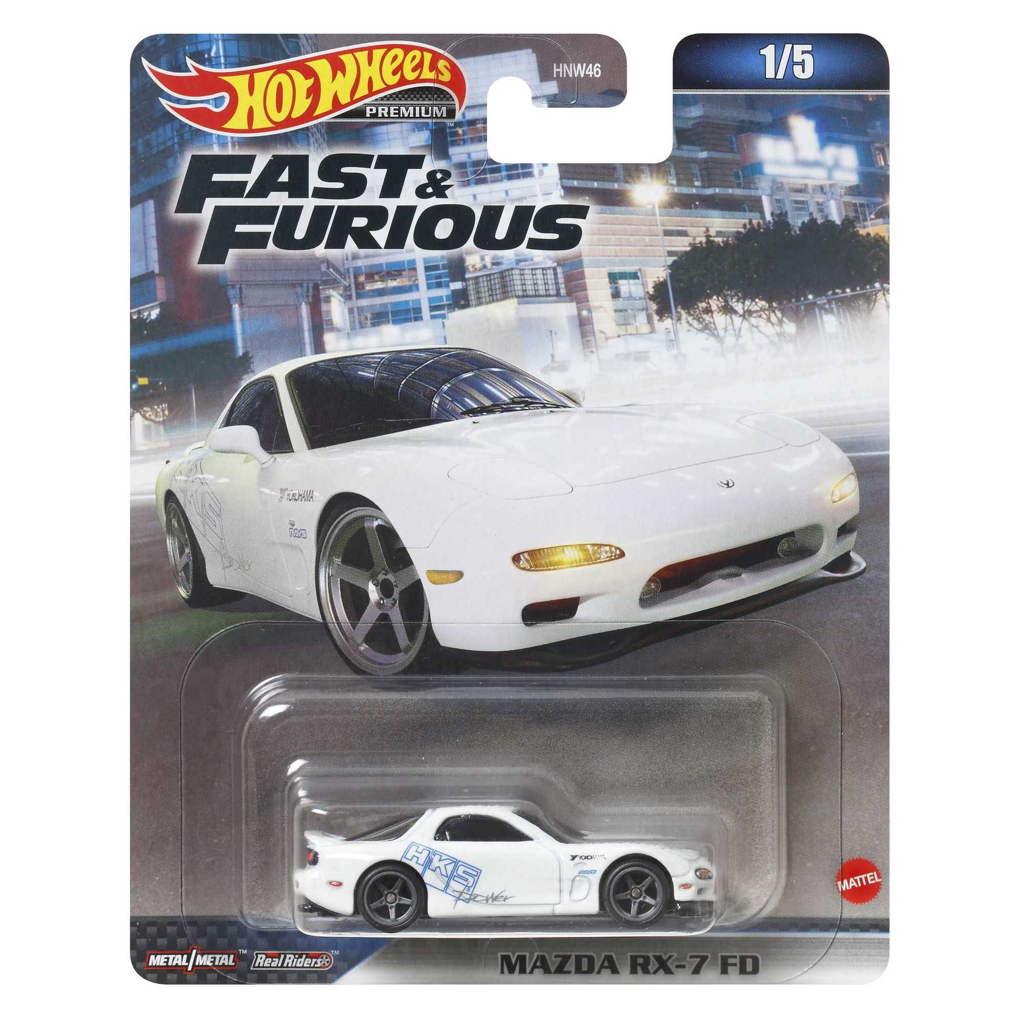 Coches de juguete Fast & Furious Hot Wheels 3