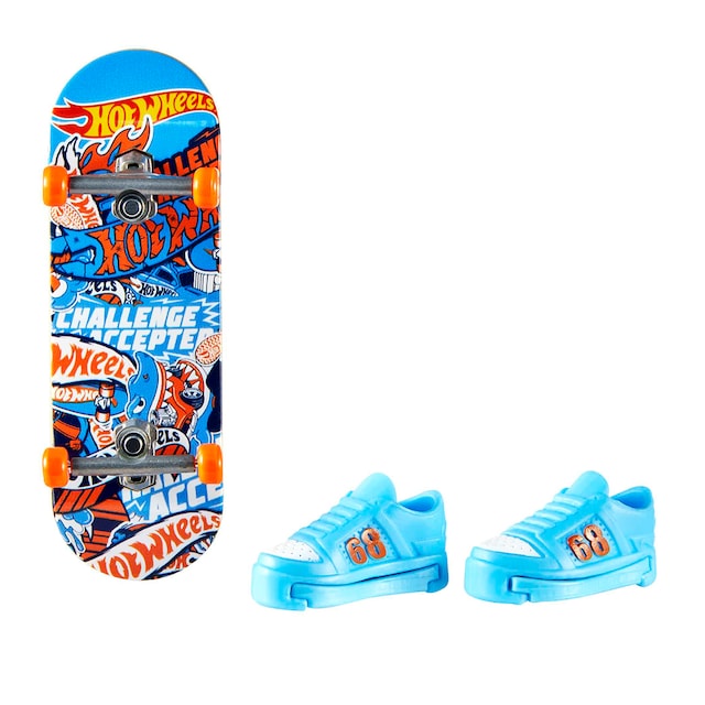 Hot Wheels Skate Monopatín de juguete con zapatillas para dedos (modelos surtidos)