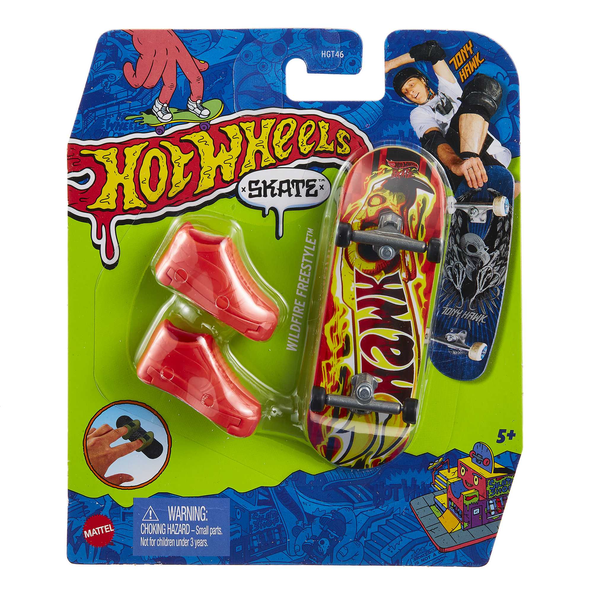 Hot Wheels Skate Monopatín de juguete con zapatillas para dedos (modelos surtidos) 9