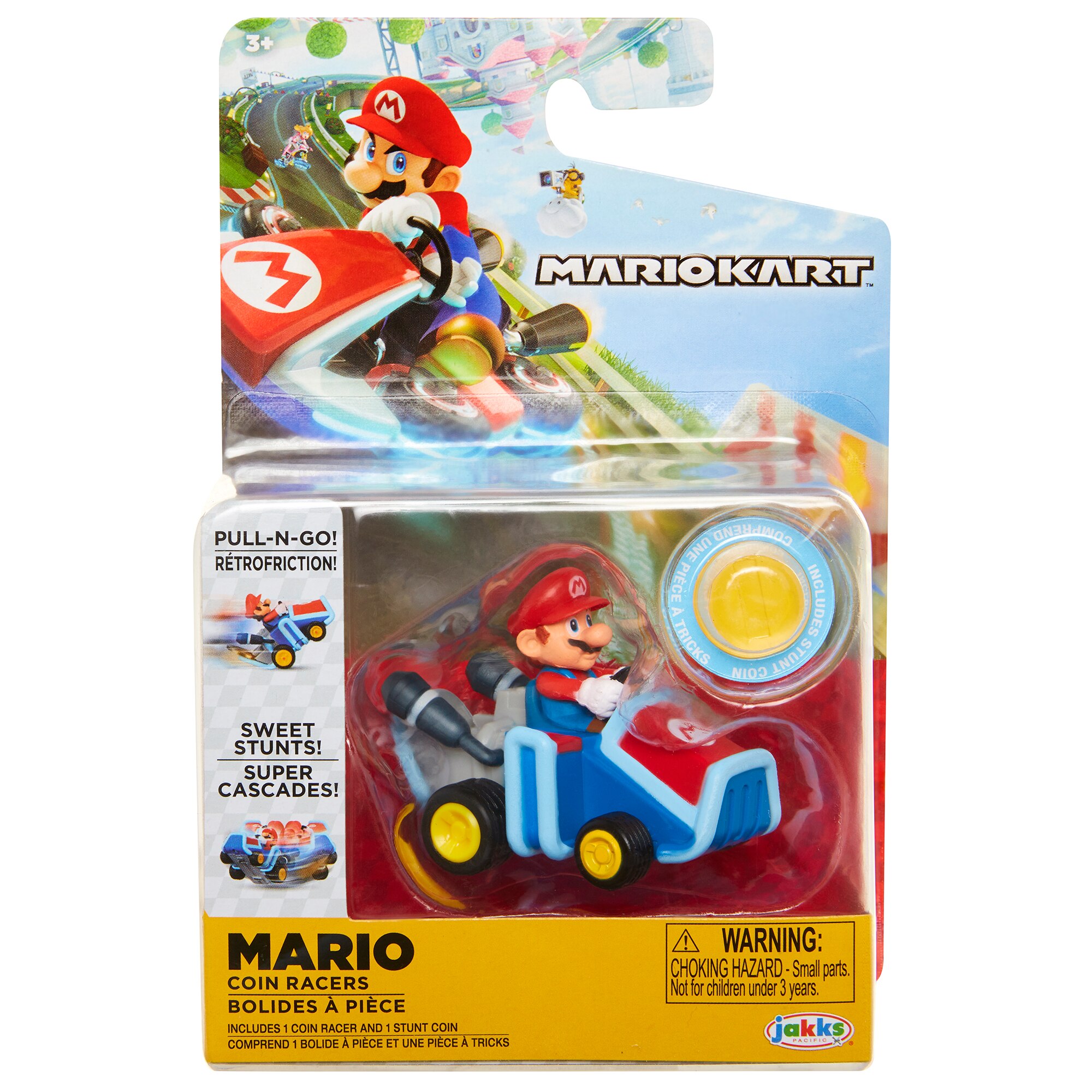 Vehículos surtidos Mini Kart Racers con moneda y retro fricción Super Mario Nintendo 2