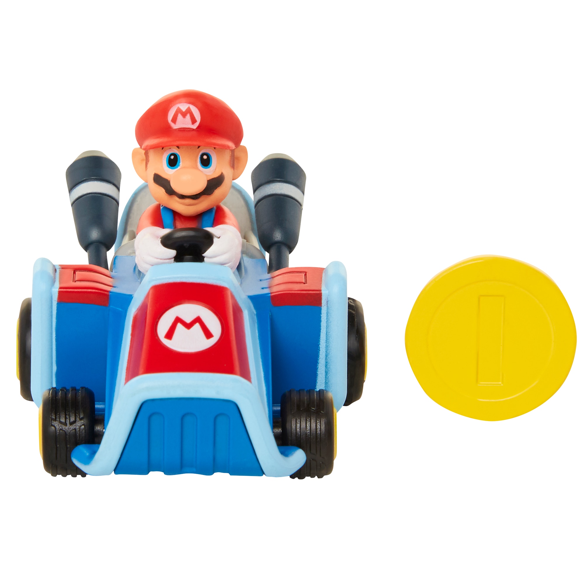 Vehículos surtidos Mini Kart Racers con moneda y retro fricción Super Mario Nintendo 5