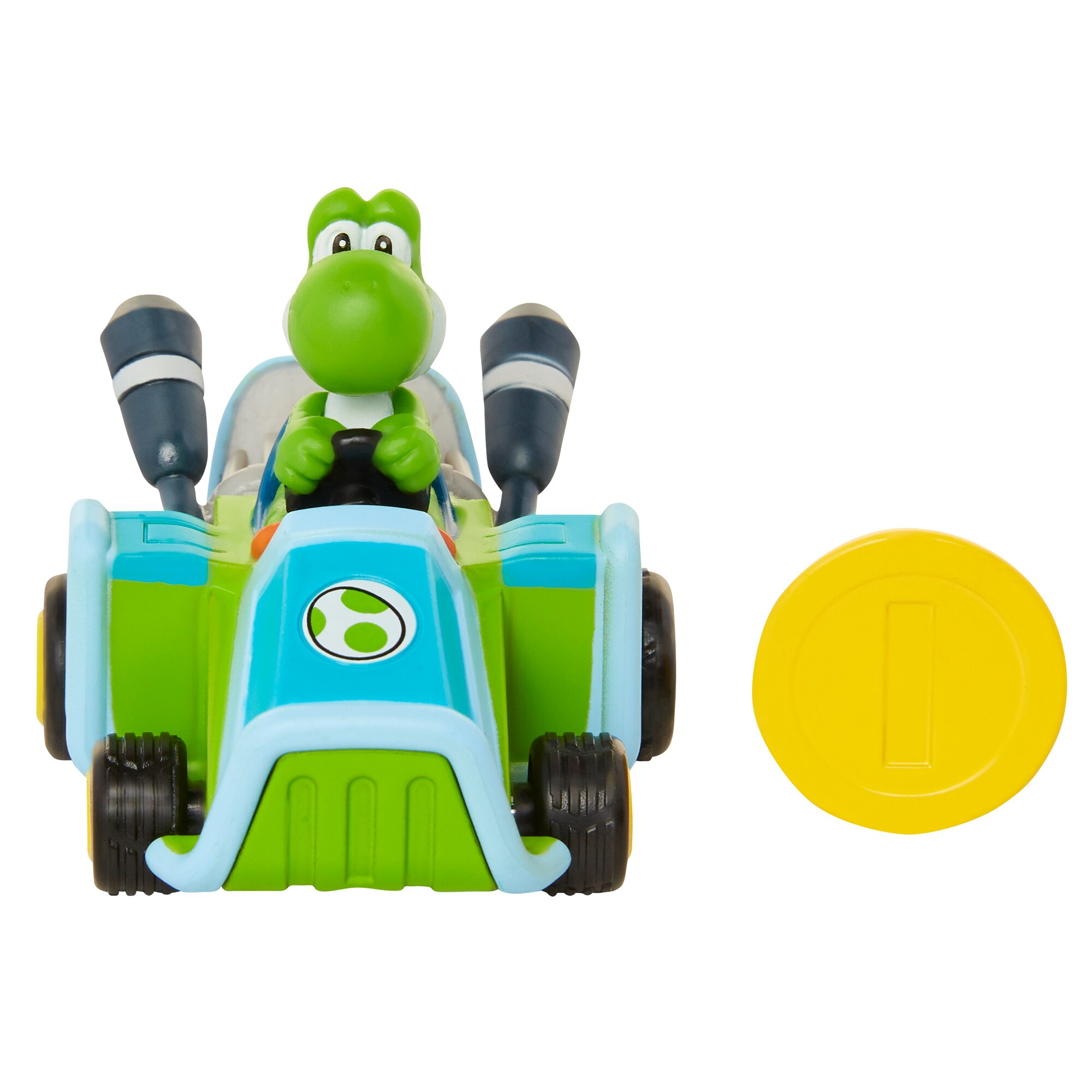 Vehículos surtidos Mini Kart Racers con moneda y retro fricción Super Mario Nintendo 6