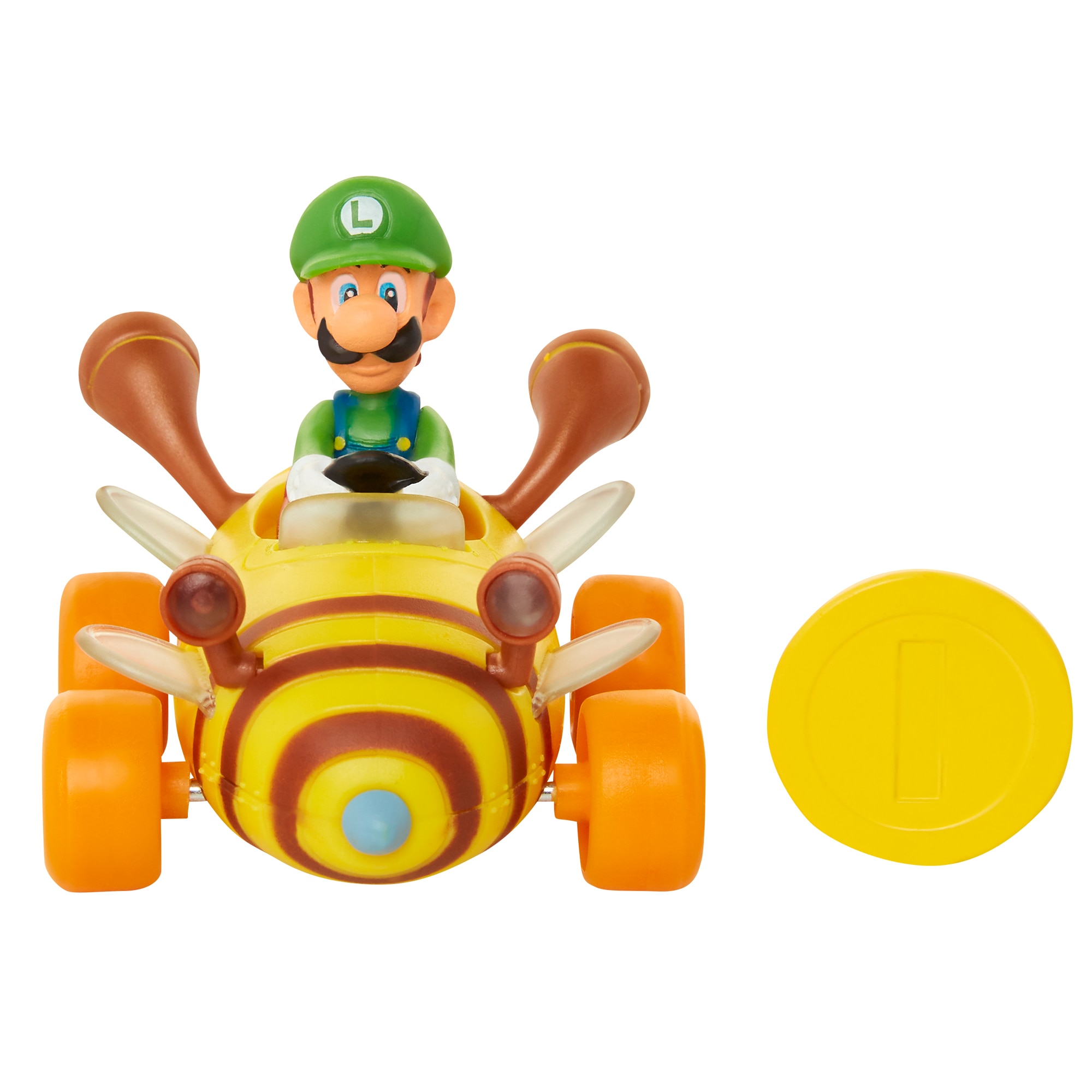 Vehículos surtidos Mini Kart Racers con moneda y retro fricción Super Mario Nintendo 7