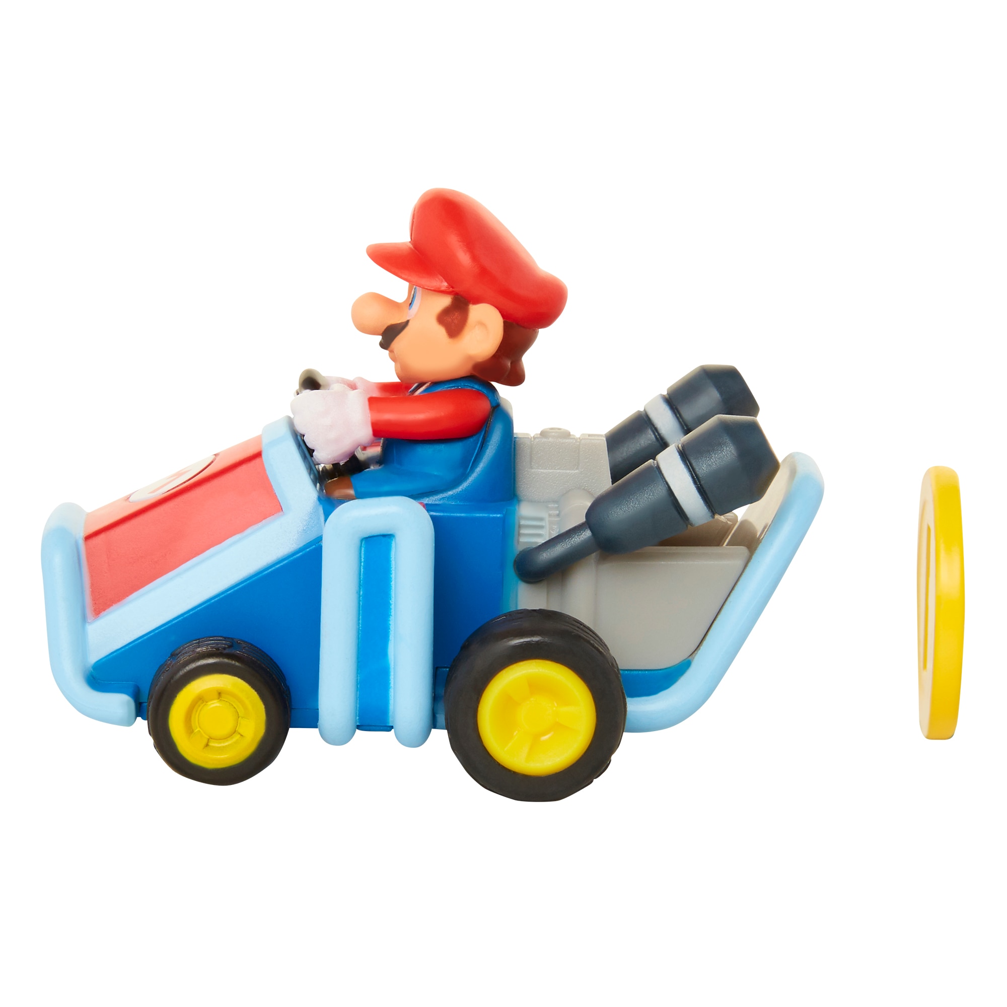 Vehículos surtidos Mini Kart Racers con moneda y retro fricción Super Mario Nintendo 8