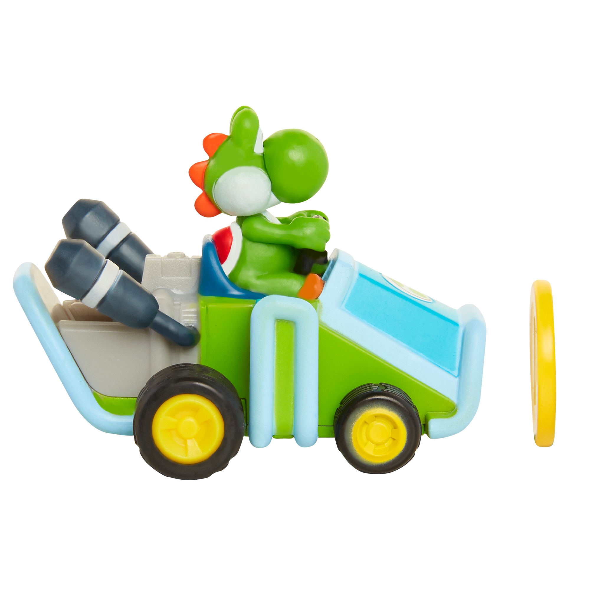 Vehículos surtidos Mini Kart Racers con moneda y retro fricción Super Mario Nintendo 9
