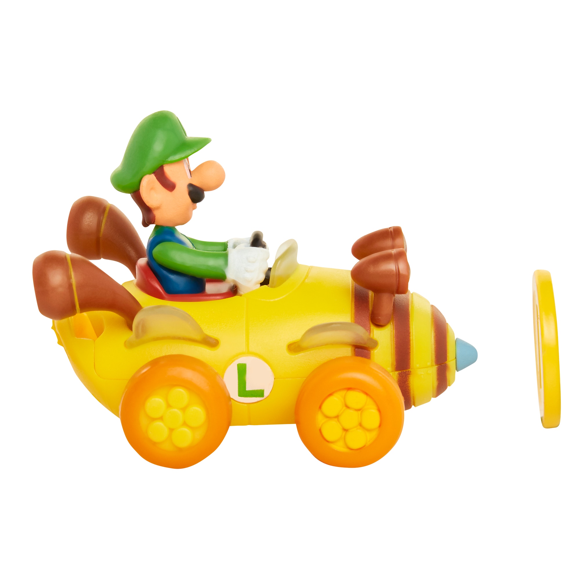 Vehículos surtidos Mini Kart Racers con moneda y retro fricción Super Mario Nintendo 10