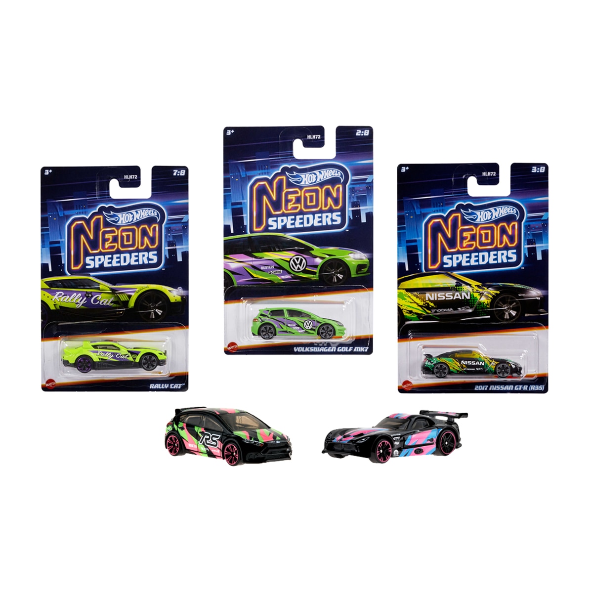 Imagen 0 de Coche de juguete surtido Neon Speeder Hot Wheels Mattel