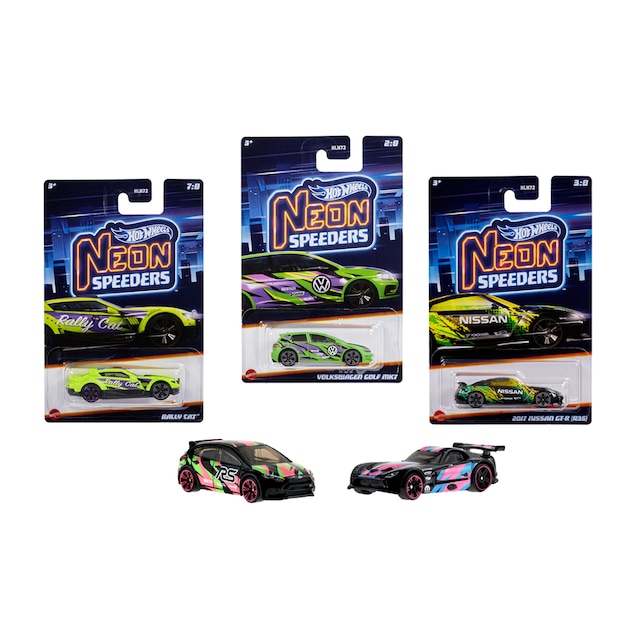 Coche de juguete surtido Neon Speeder Hot Wheels Mattel