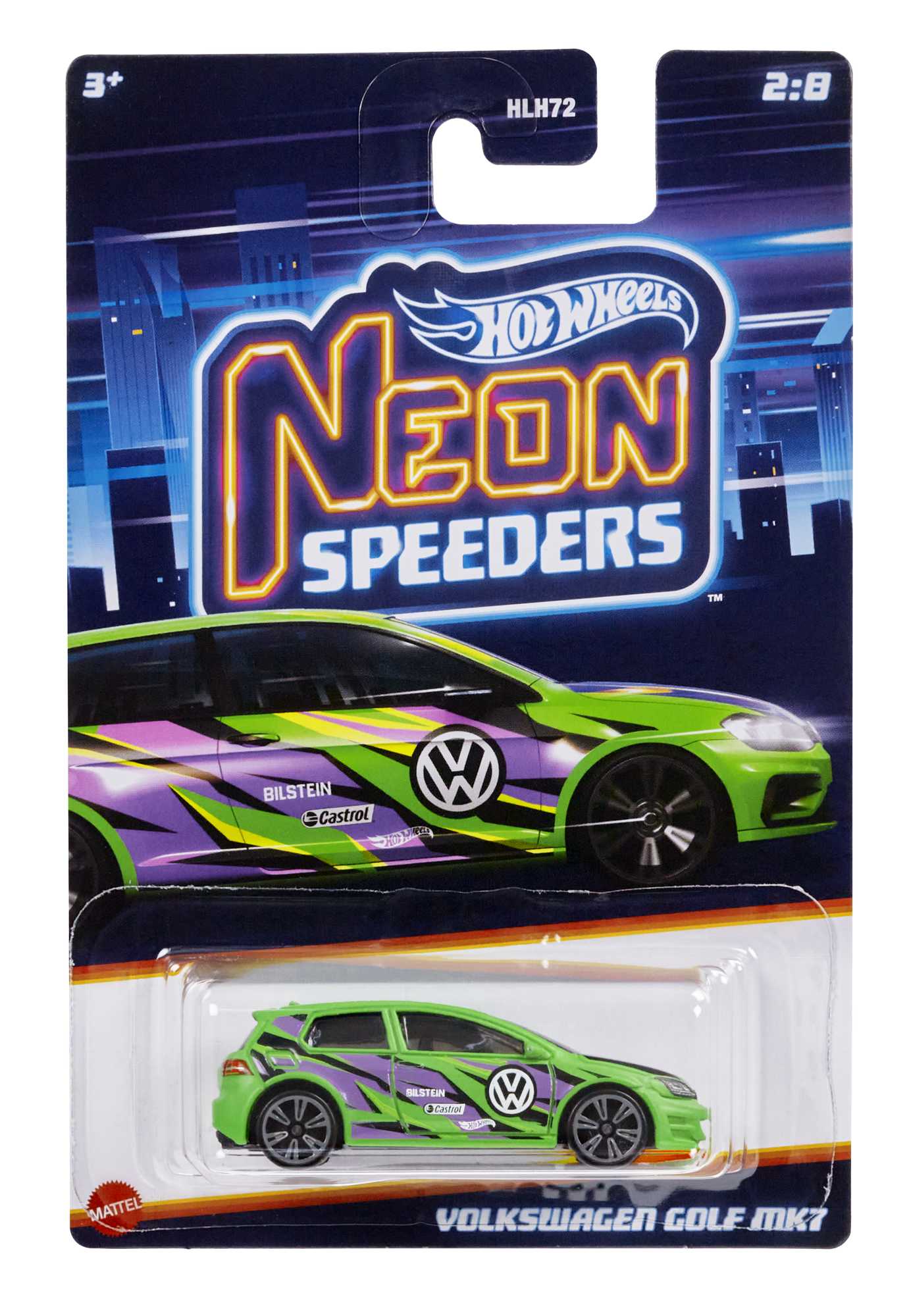 Carro sortido Neon Speeder Hot Wheels Mattel - Artigo Sortido. Envio realizado de forma aleatória 2
