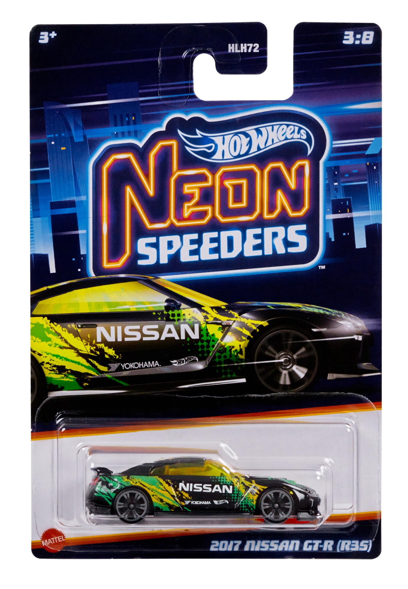 Carro sortido Neon Speeder Hot Wheels Mattel - Artigo Sortido. Envio realizado de forma aleatória 3