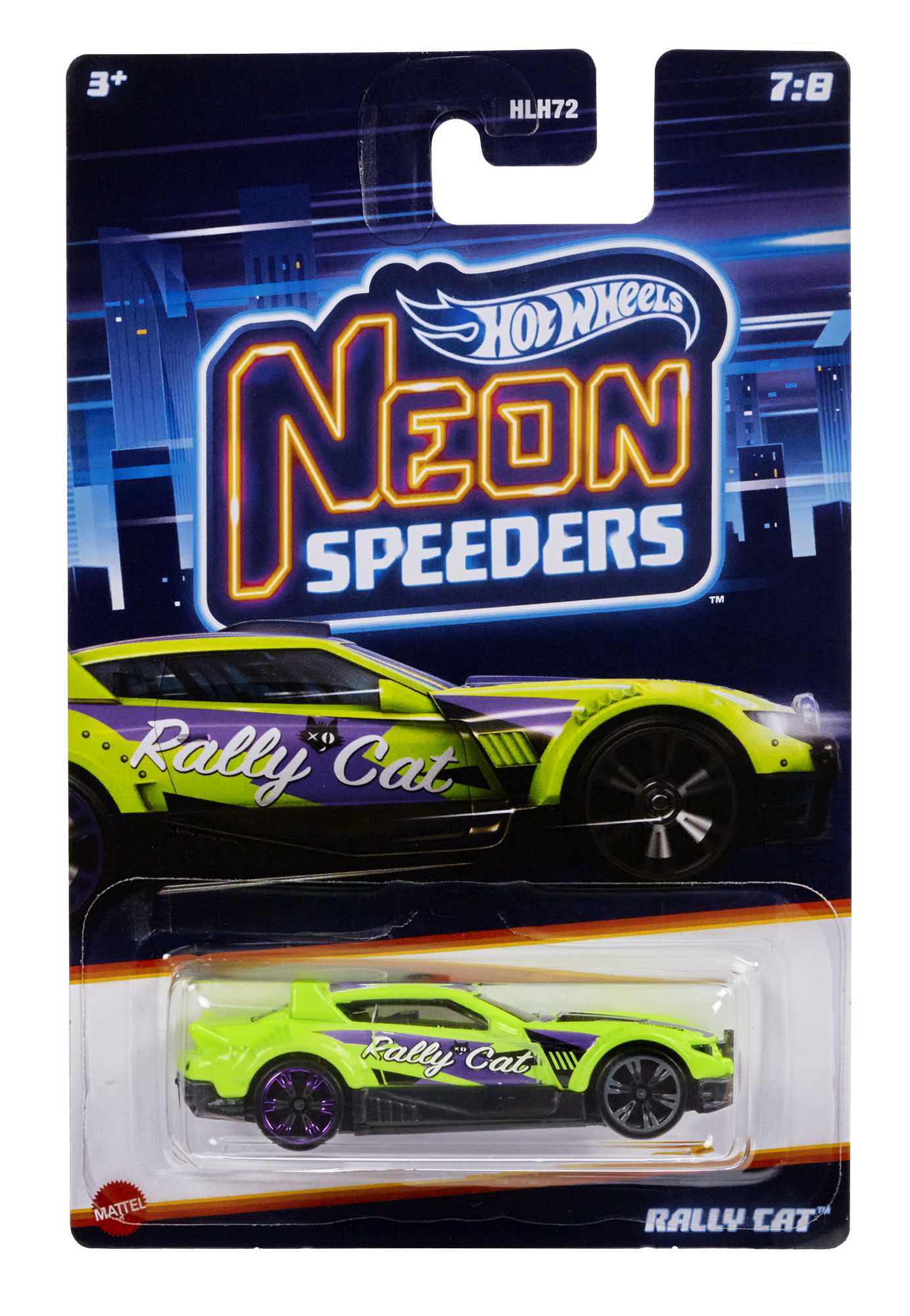 Carro sortido Neon Speeder Hot Wheels Mattel - Artigo Sortido. Envio realizado de forma aleatória 4
