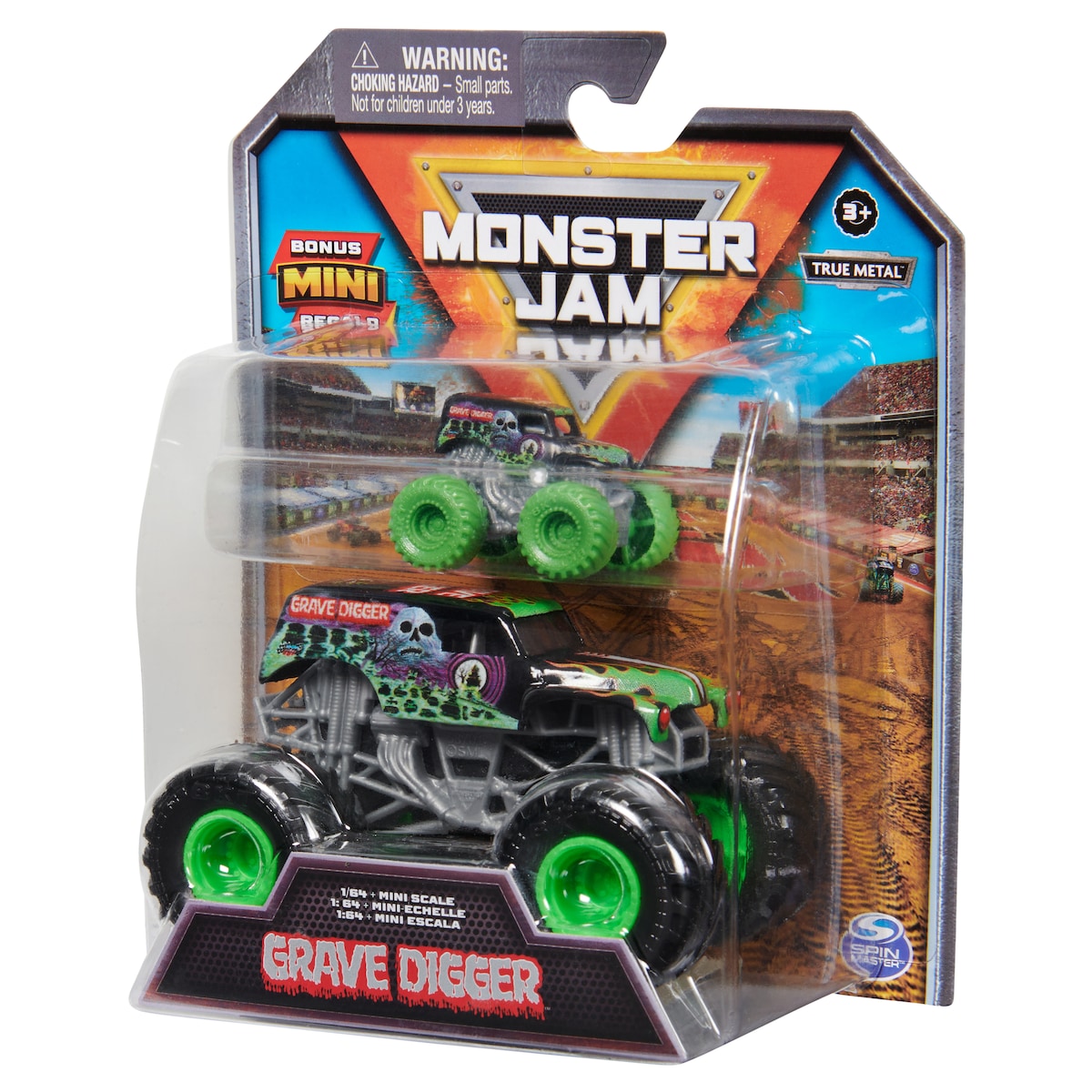 Vehículo de juguete Mini GraveDigger Monster Jam modelos surtidos 2