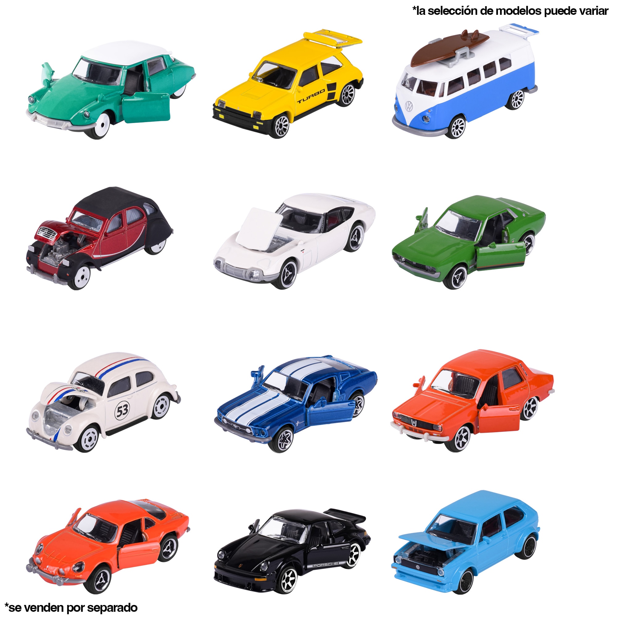 Majorette- Coche Vintage 1:64, 12 Surt 2