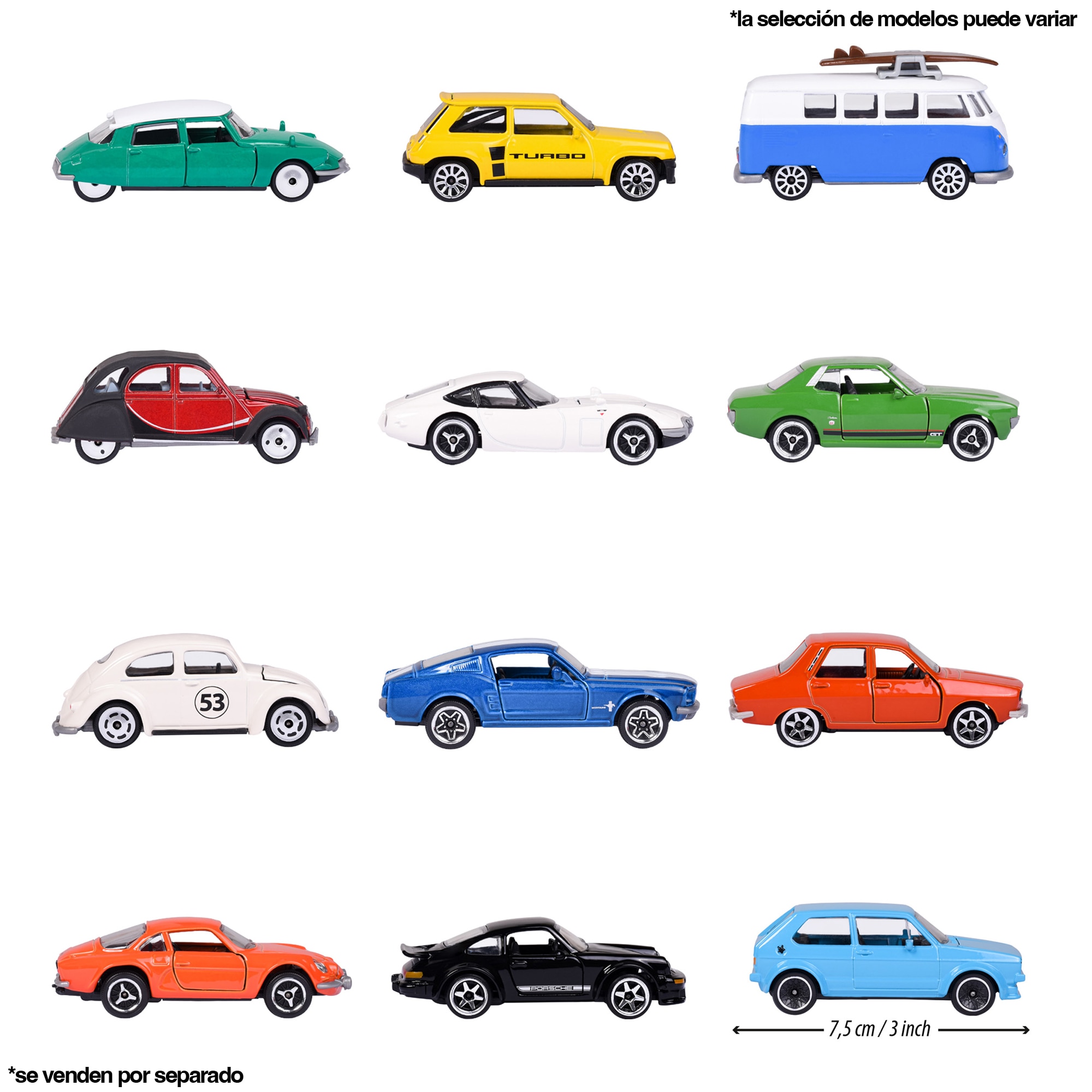 Majorette- Coche Vintage 1:64, 12 Surt 6