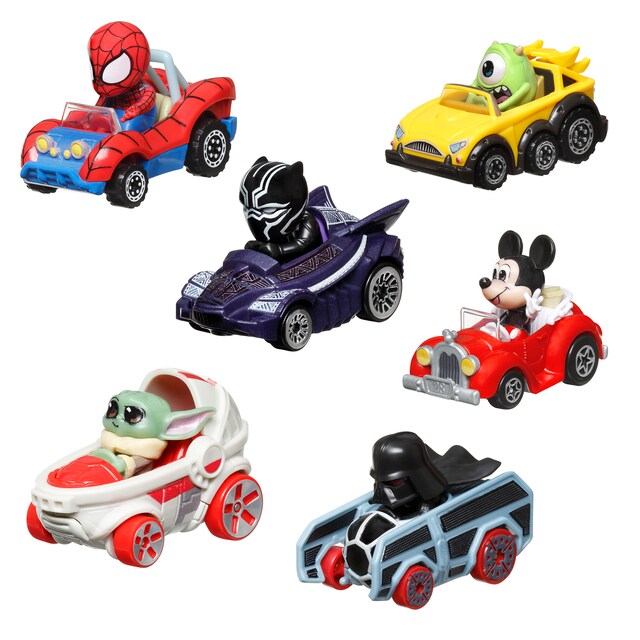 Mini vehículos Racerverse Disney Hot Wheels modelos surtidos