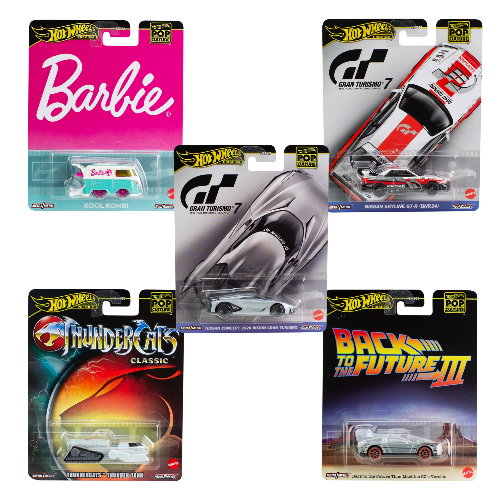 Imagen 0 de Vehículo Premium Pop Culture Hot Wheels modelos surtidos