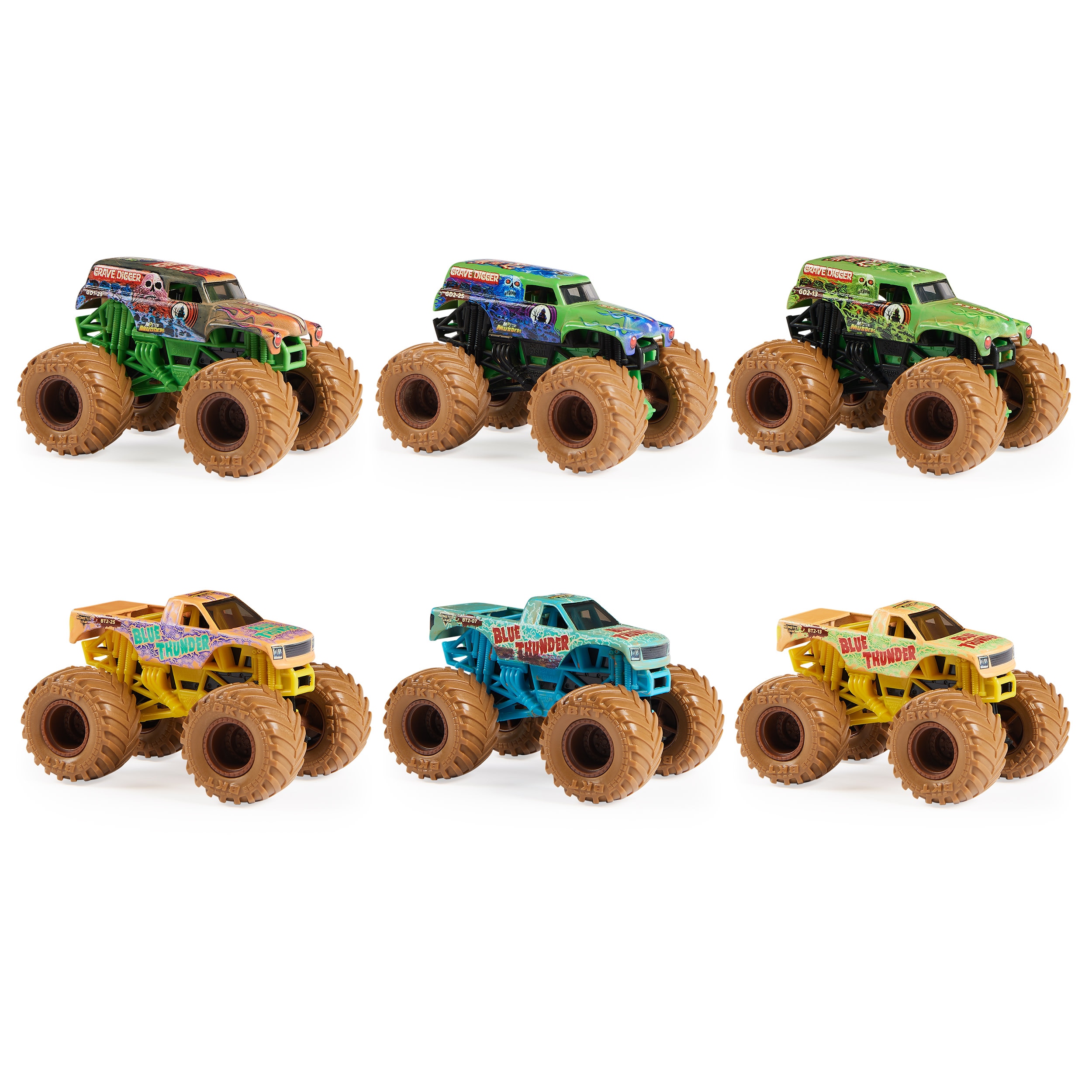 Veículo Mystery Mudders 1:64 Monster Jam modelos surtidos 2