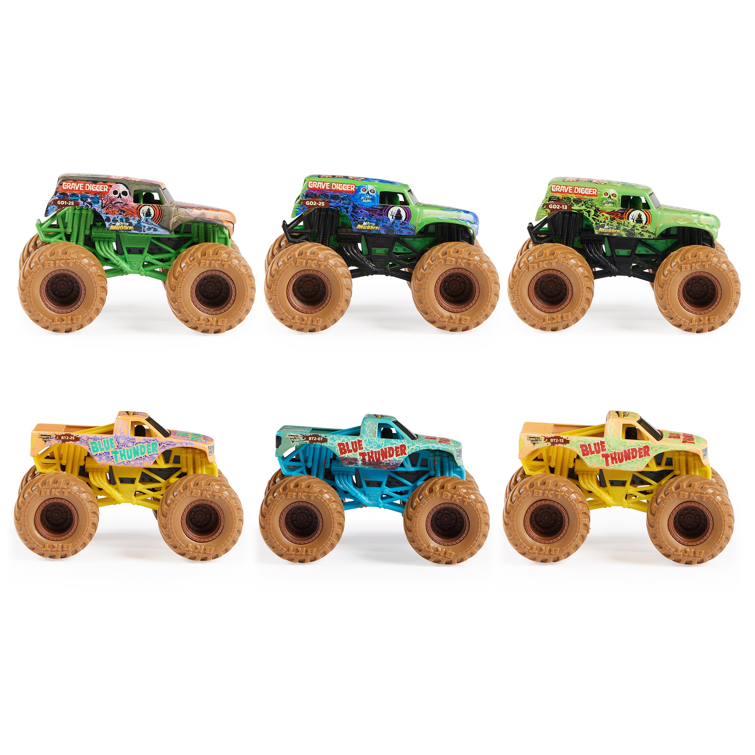 Veículo Mystery Mudders 1:64 Monster Jam modelos surtidos 4