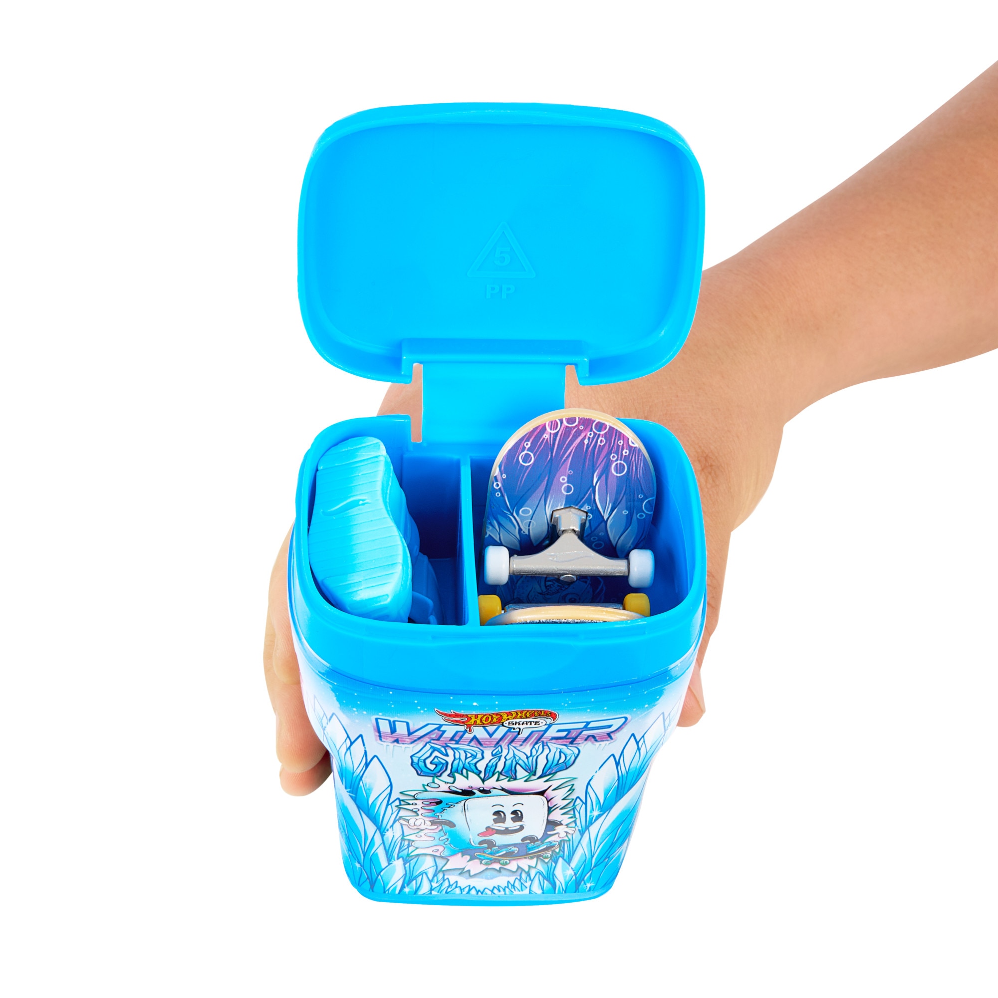 Caja de chicles con 2 monopatines Hot Wheels Skate modelos surtidos 2