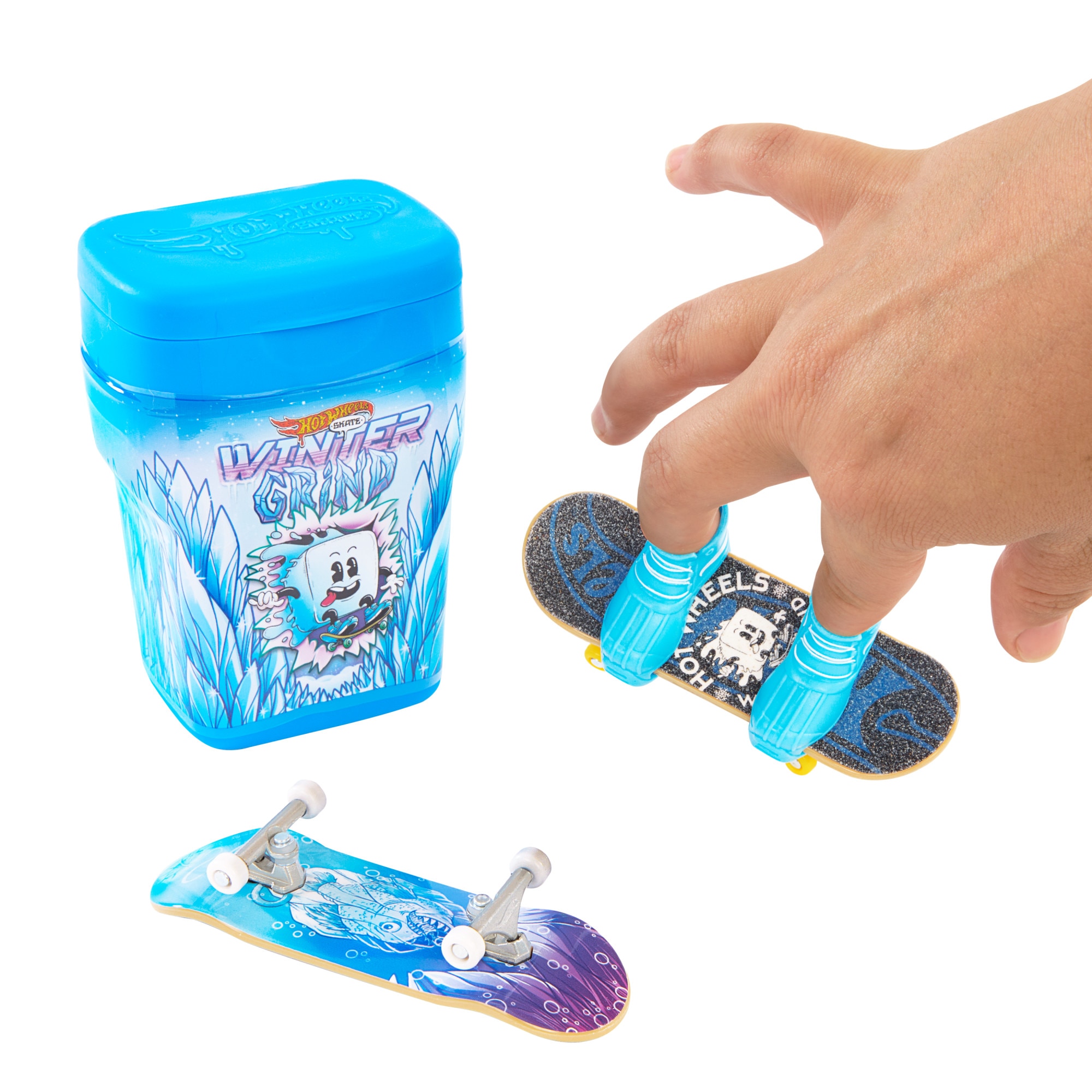 Caja de chicles con 2 monopatines Hot Wheels Skate modelos surtidos 3