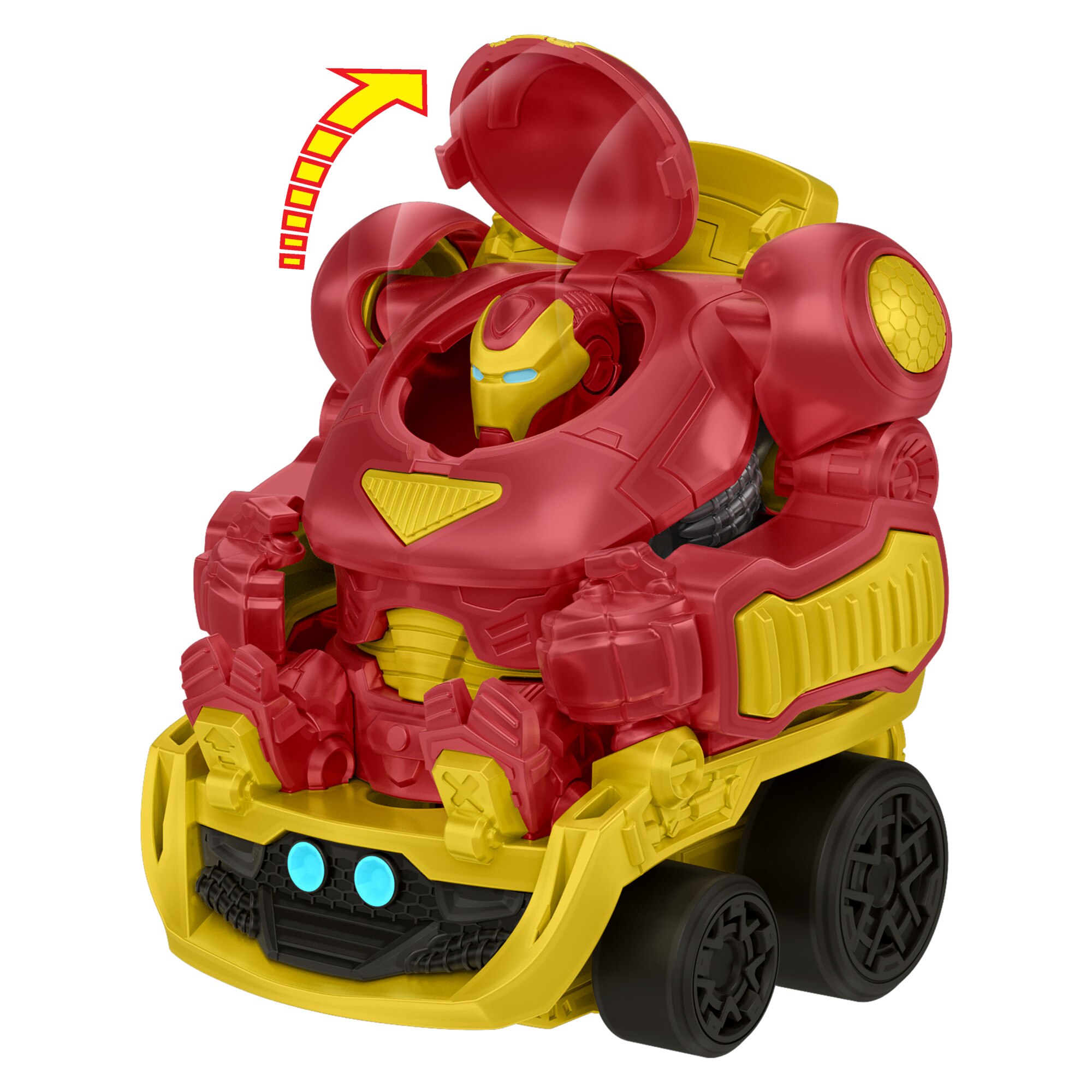 Camión transporte para coches de juguete Hulkbuster Hot Wheels Racerverse 3