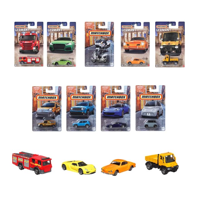 Coche de juguete surtido Serie Europa Matchbox