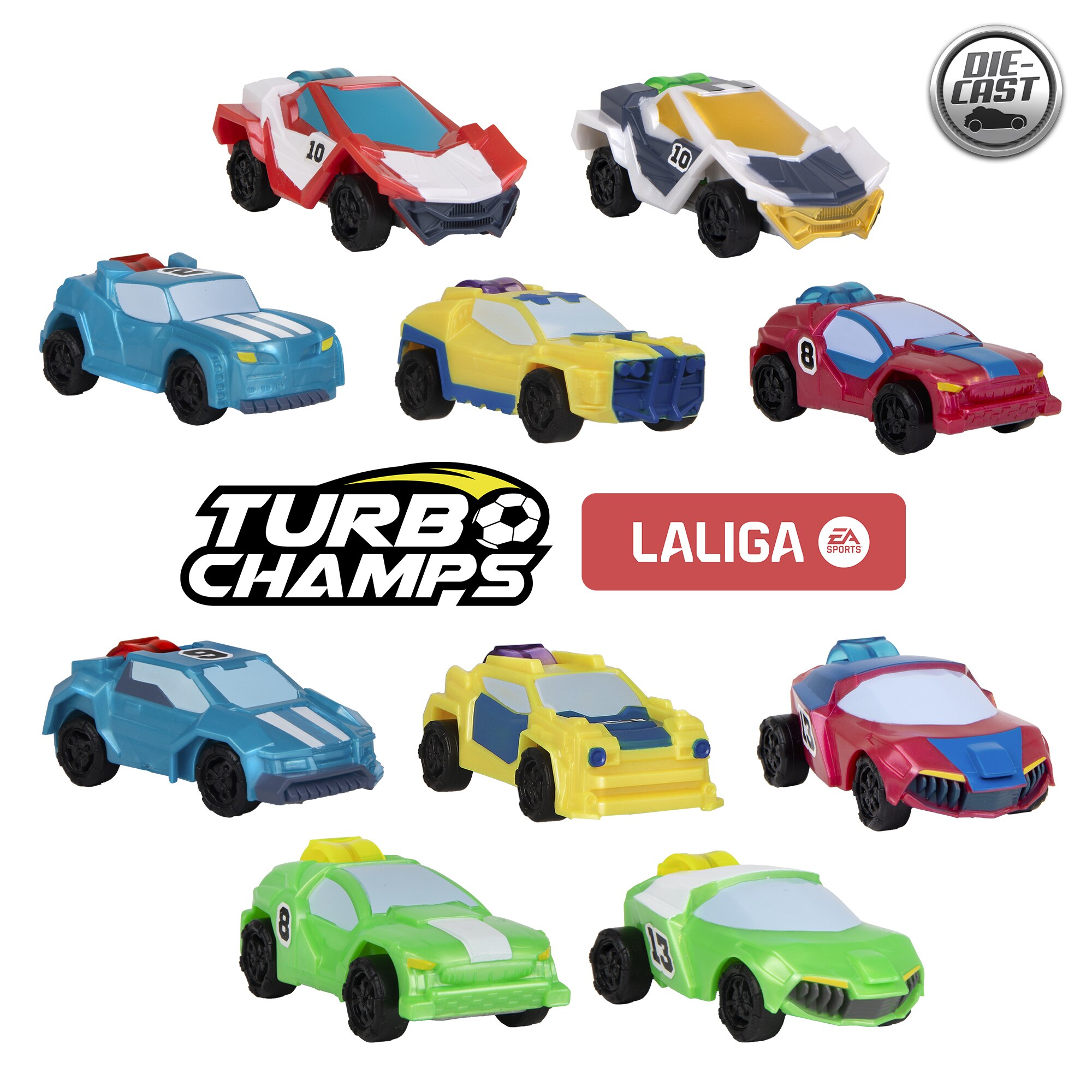 Vehículo de juguete Training LaLiga Turbo Champs 8