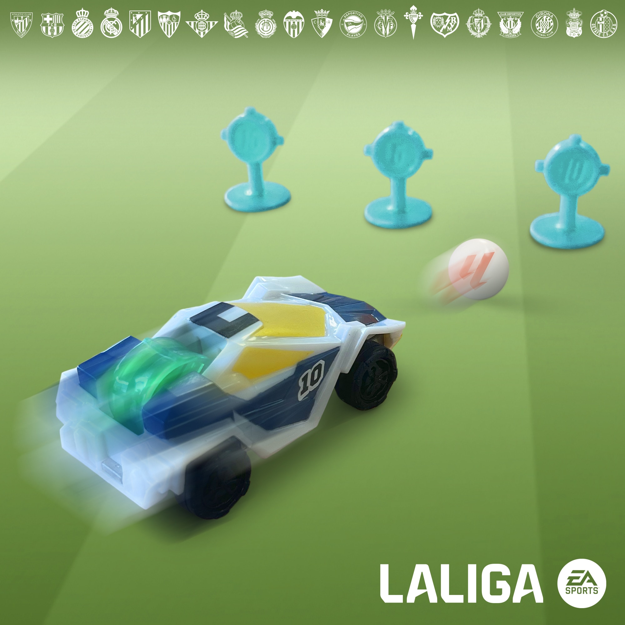 Vehículo de juguete Training LaLiga Turbo Champs 9