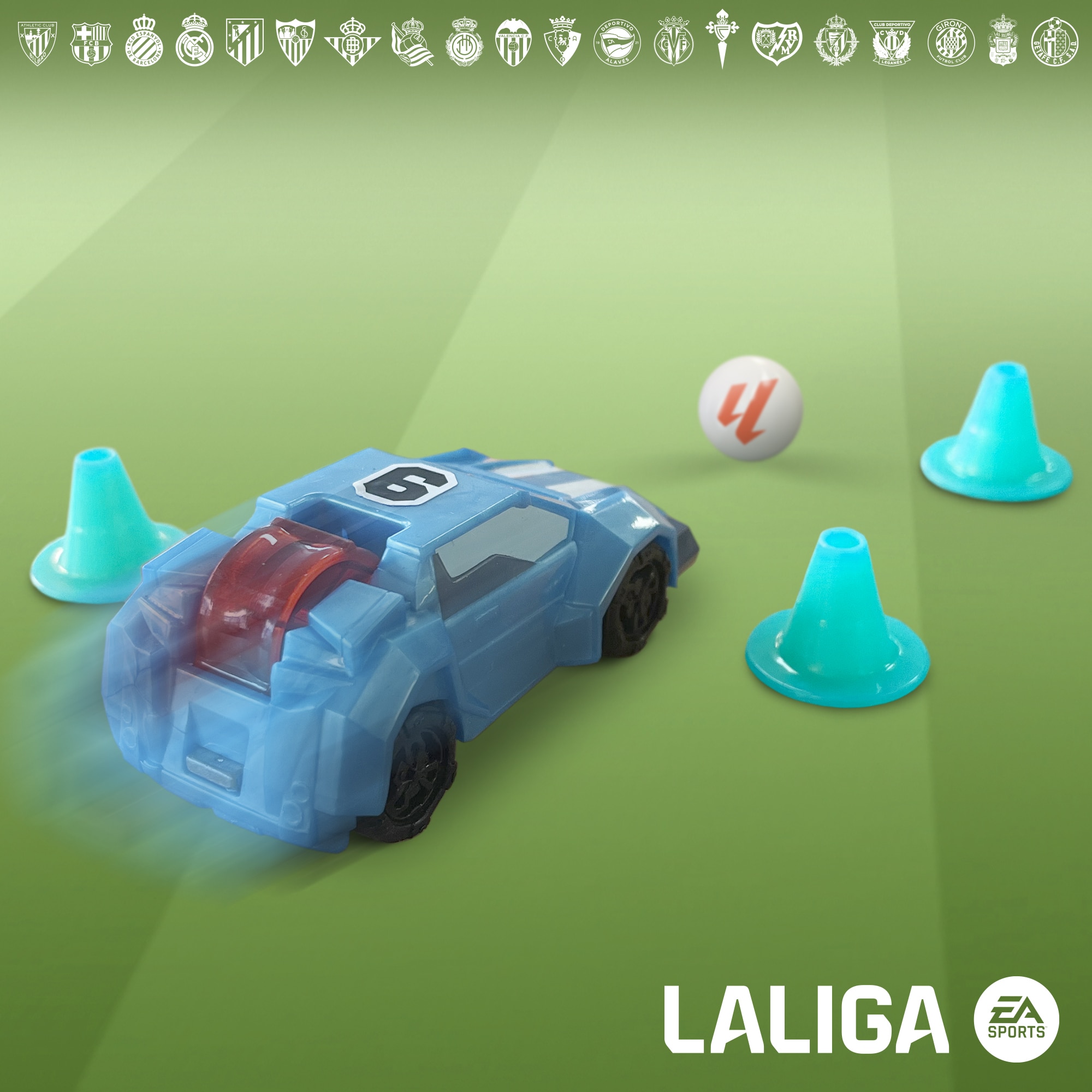 Vehículo de juguete Training LaLiga Turbo Champs 10