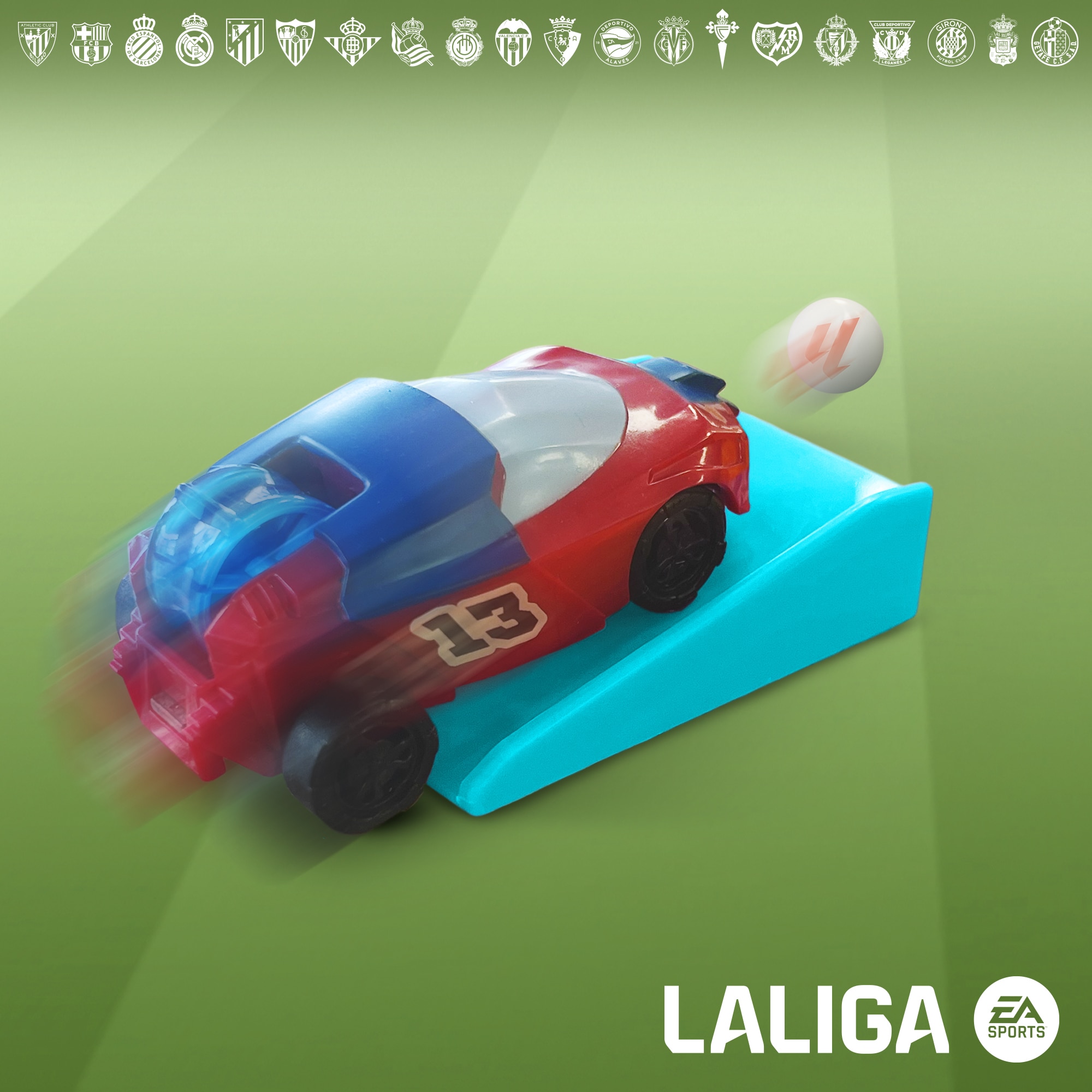 Vehículo de juguete Training LaLiga Turbo Champs 11