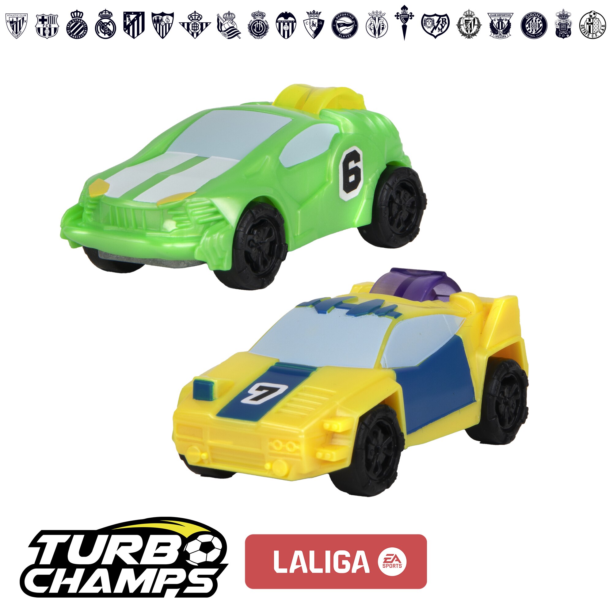 Vehículo de juguete LaLiga Turbo Champs modelos surtidos 9