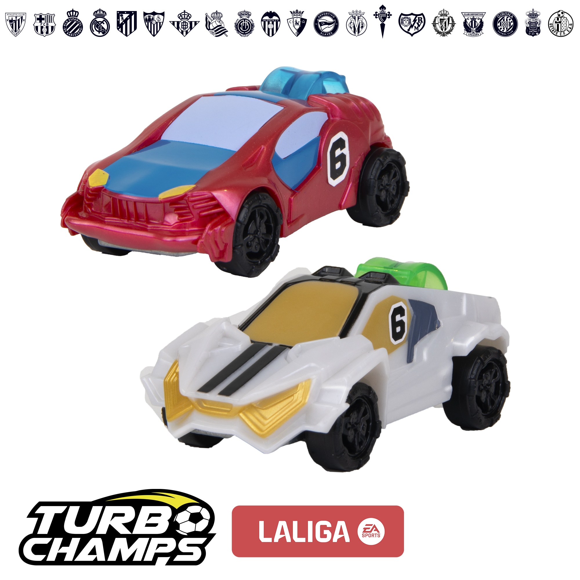 Vehículo de juguete LaLiga Turbo Champs modelos surtidos 10