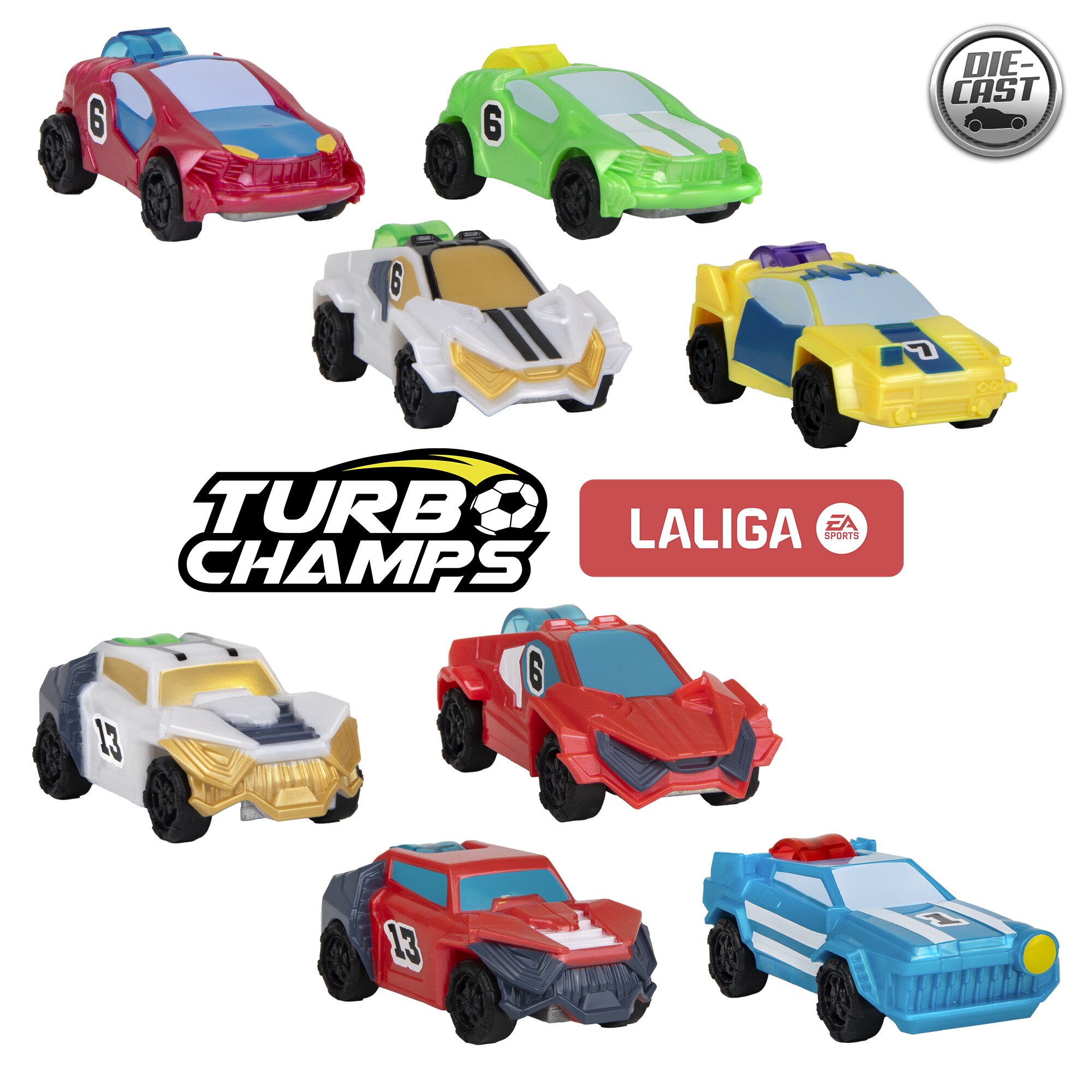 Vehículo de juguete LaLiga Turbo Champs modelos surtidos 13