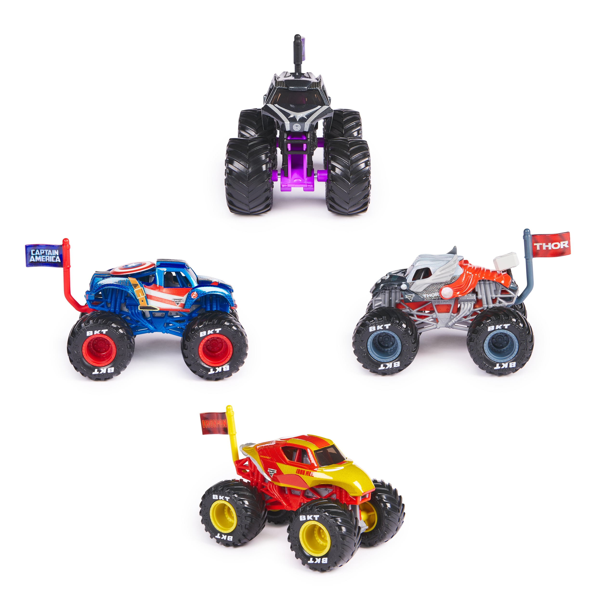 Imagem 0 de Carro 1:64 Marvel Monster Jam - Artigo Sortido. Envio realizado de forma aleatória