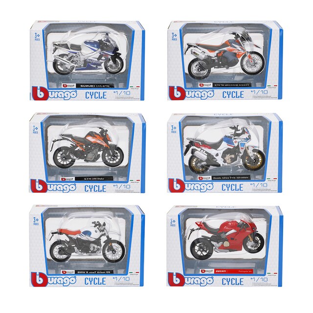 Imagem 0 de Coleção Motas em Metal 1:18 - Artigo Sortido. Envio realizado de forma aleatória