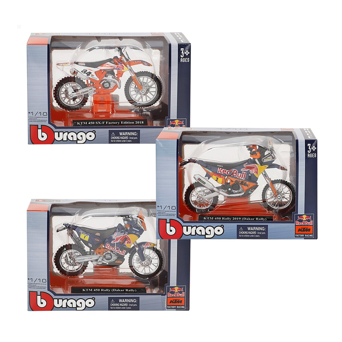Moto Wrb Ktm Metal 1:18 Bburago · BBURAGO · El Corte Inglés
