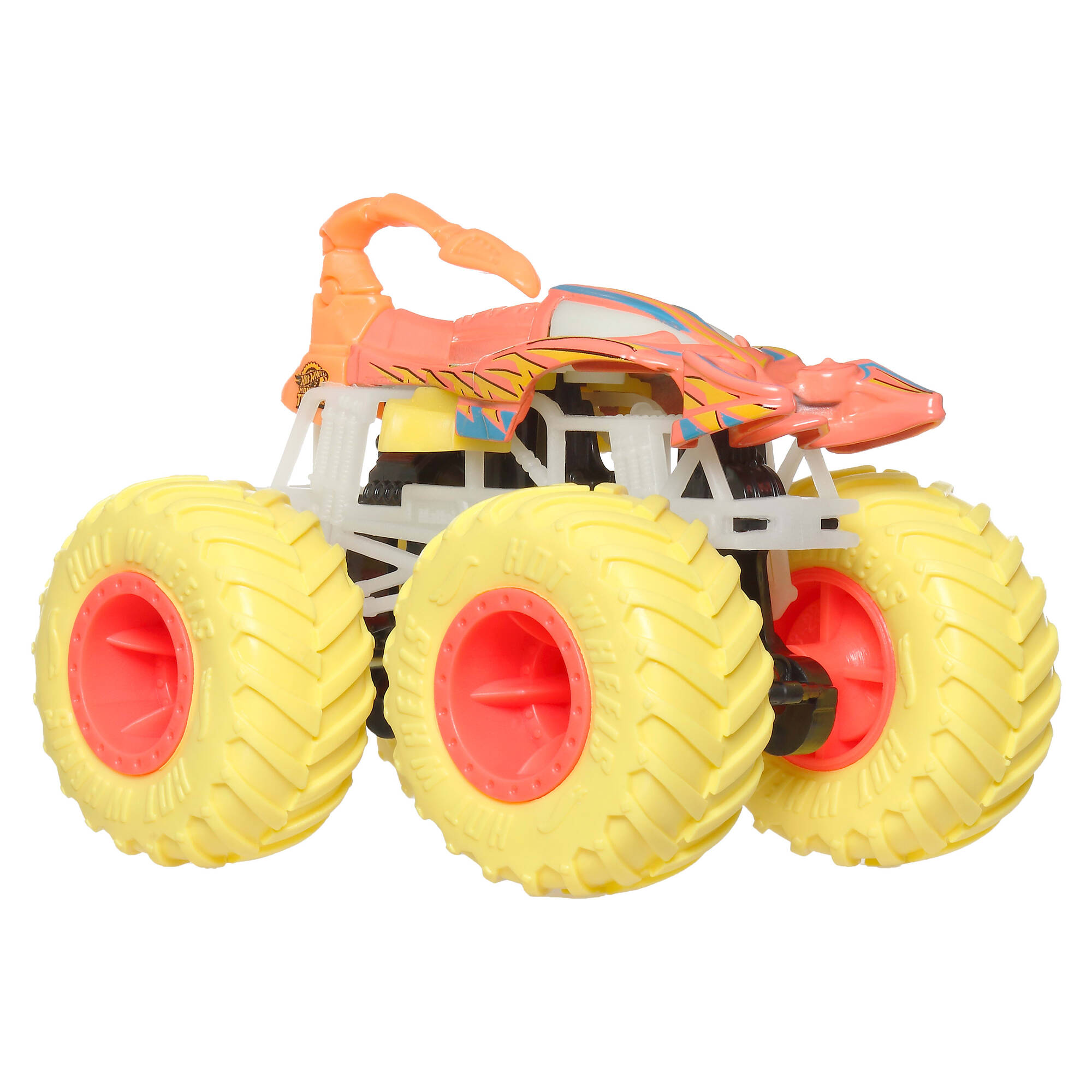Vehiculo Hot Wheels MT Glow in the Dark Camión Hot Wheels 3