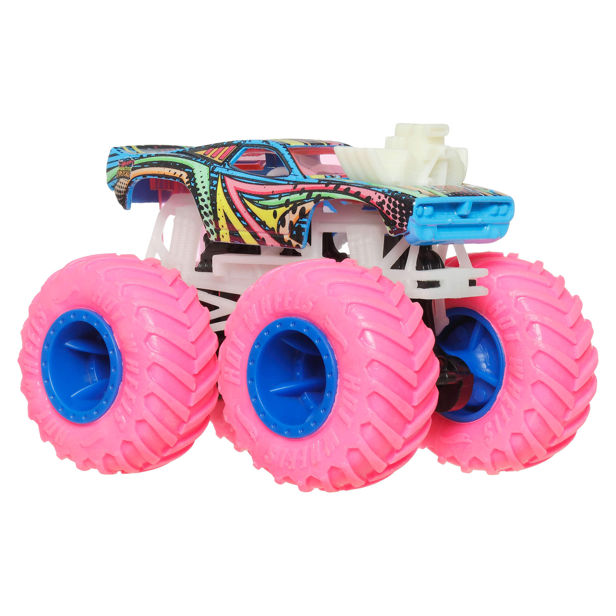 Vehiculo Hot Wheels MT Glow in the Dark Camión Hot Wheels 4