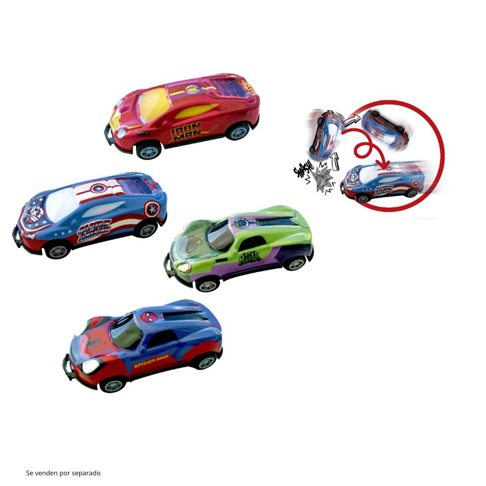 Vehículo de juguete FlipCar Marvel Bandai modelos surtidos 2