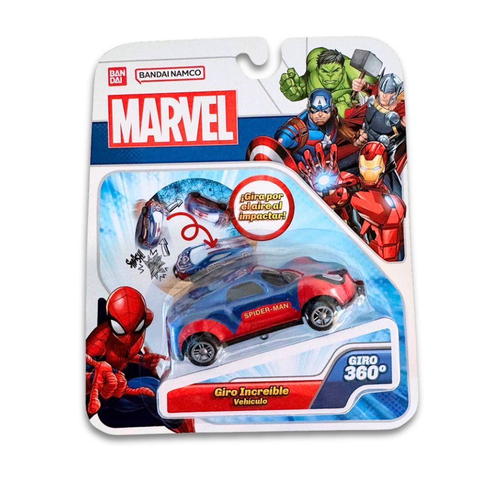 Vehículo de juguete FlipCar Marvel Bandai modelos surtidos 4