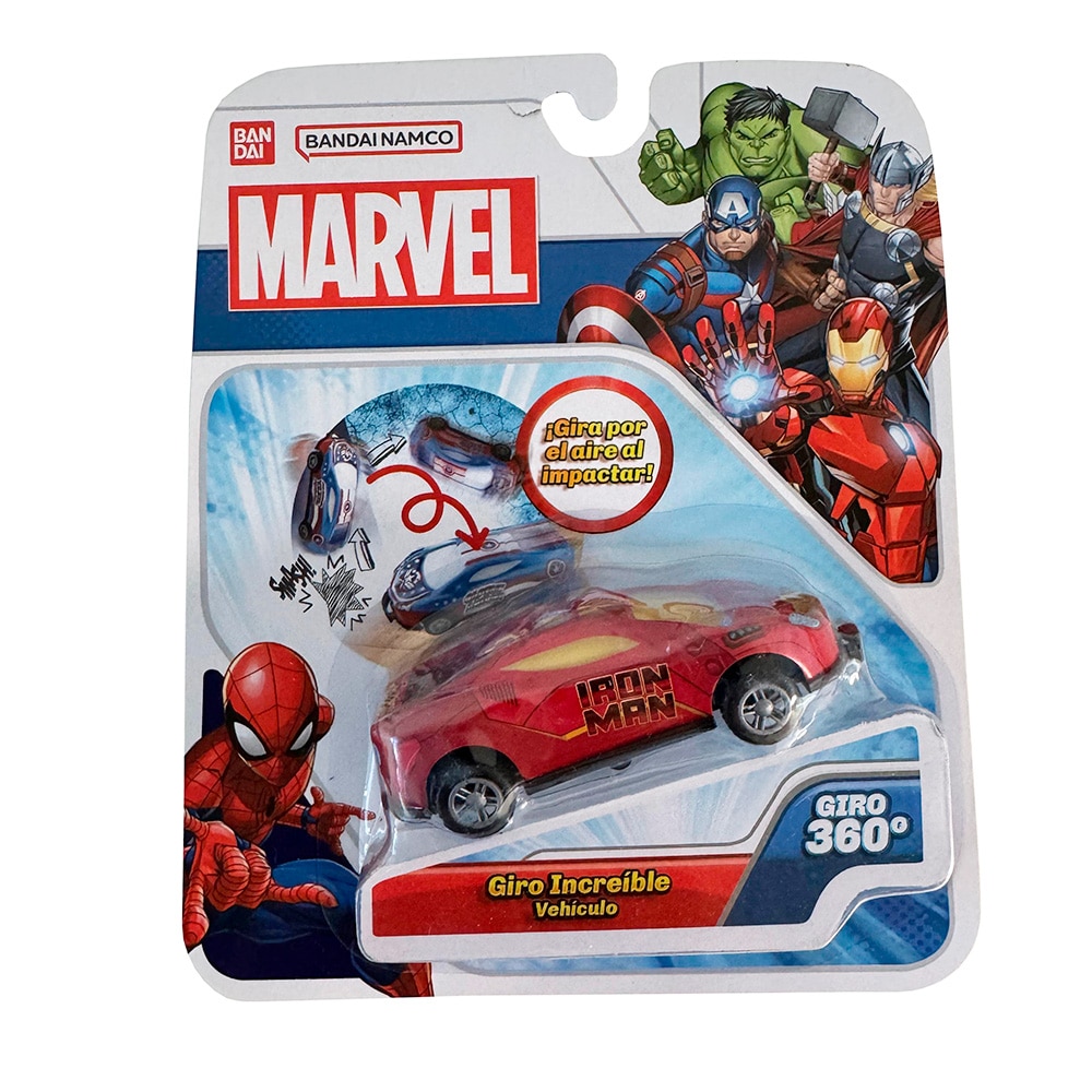 Vehículo de juguete FlipCar Marvel Bandai modelos surtidos 6
