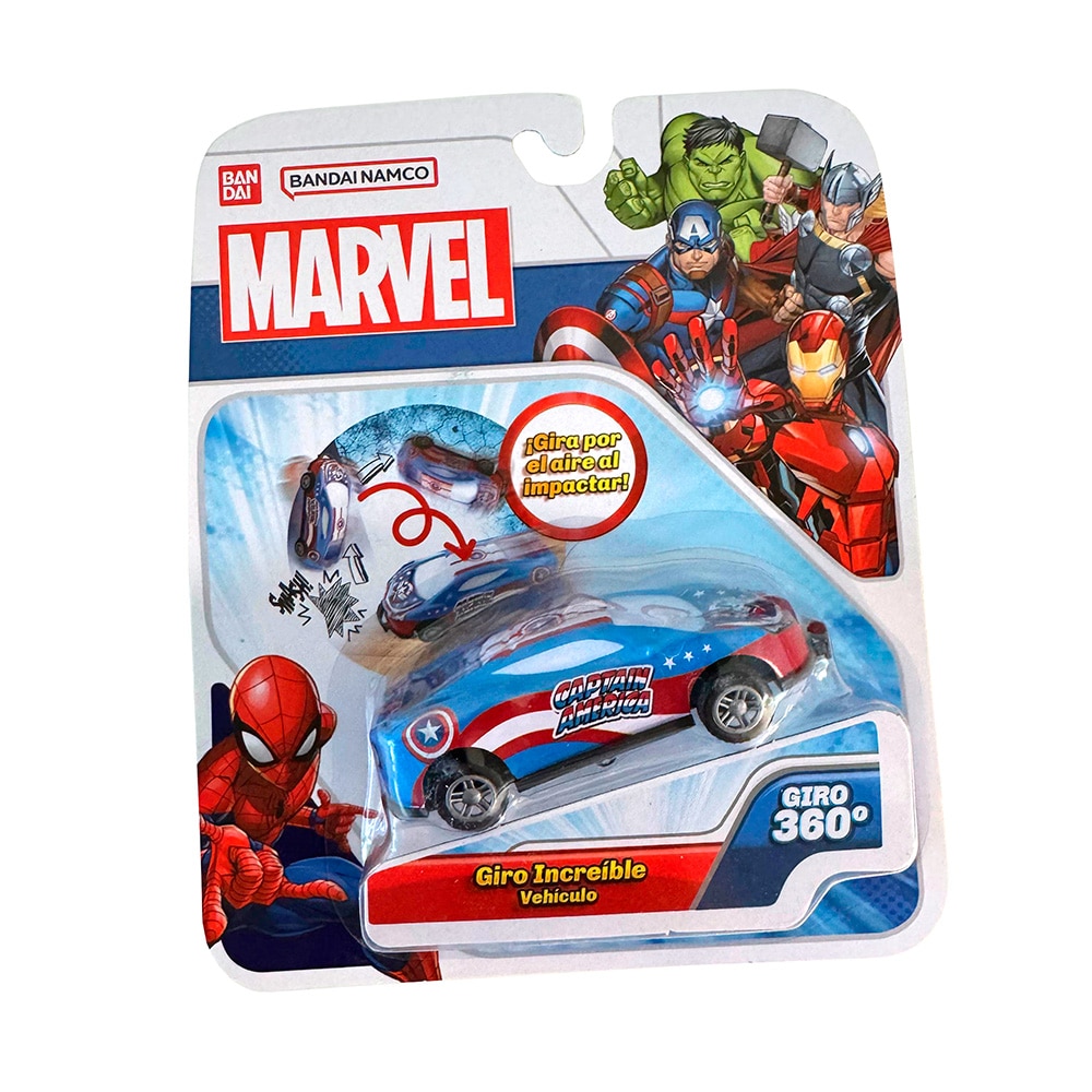 Vehículo de juguete FlipCar Marvel Bandai modelos surtidos 7