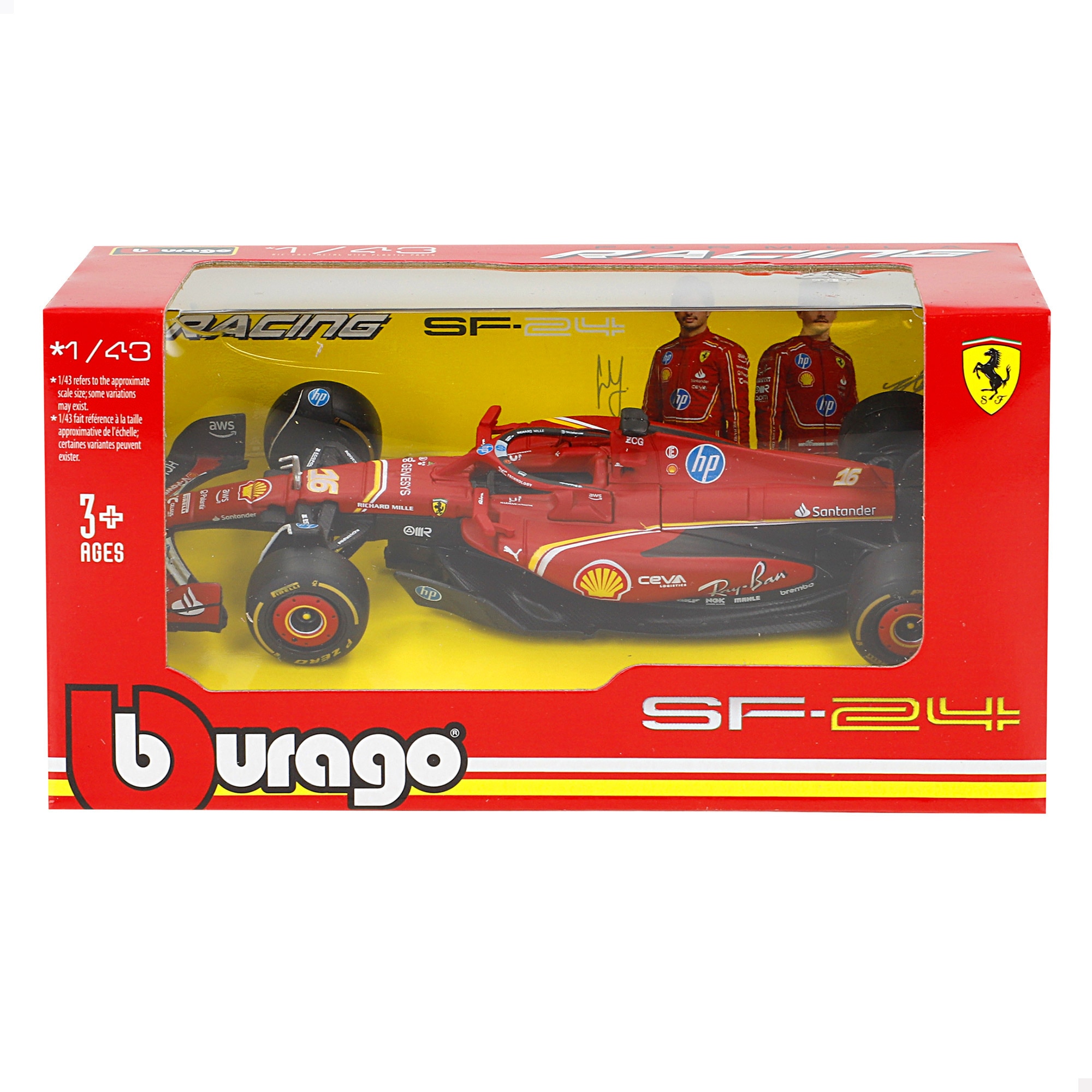 Coches metal 1:43 F1 2024 Burago. Modelos Surtidos 6