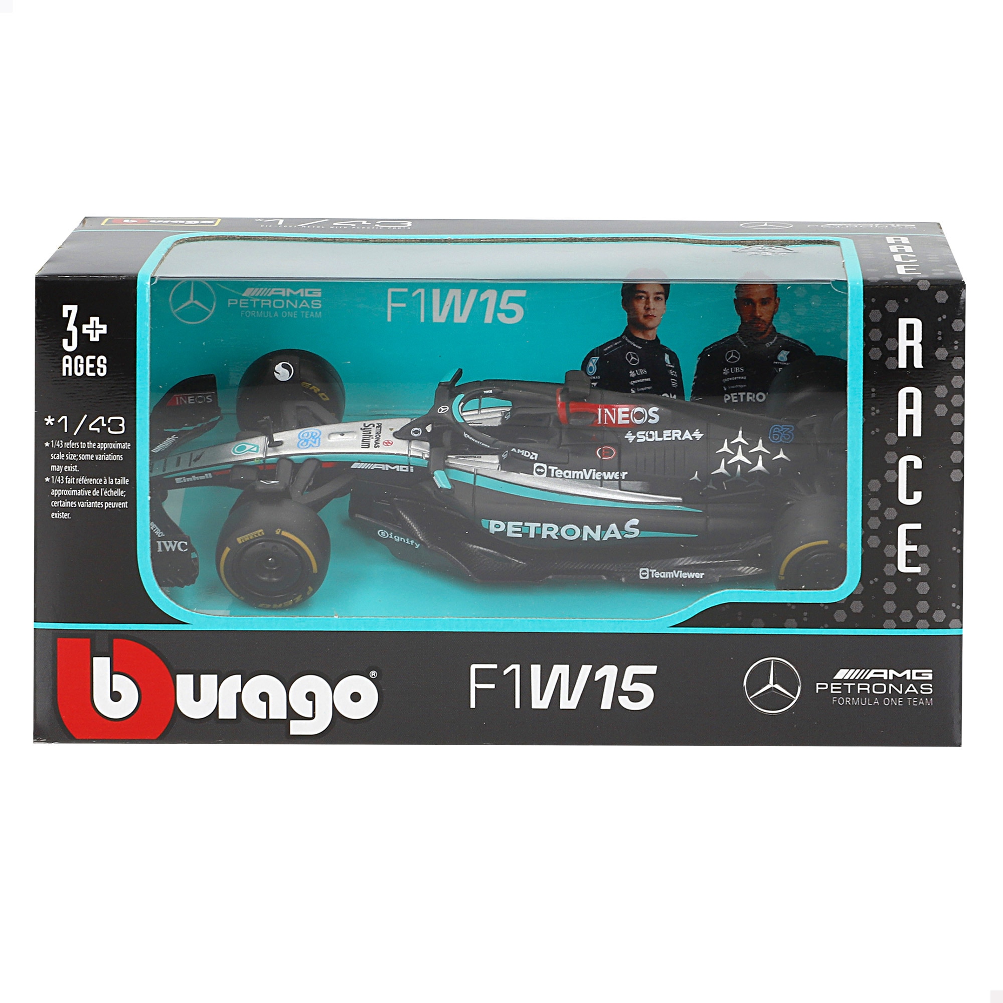 Coches metal 1:43 F1 2024 Burago. Modelos Surtidos 7
