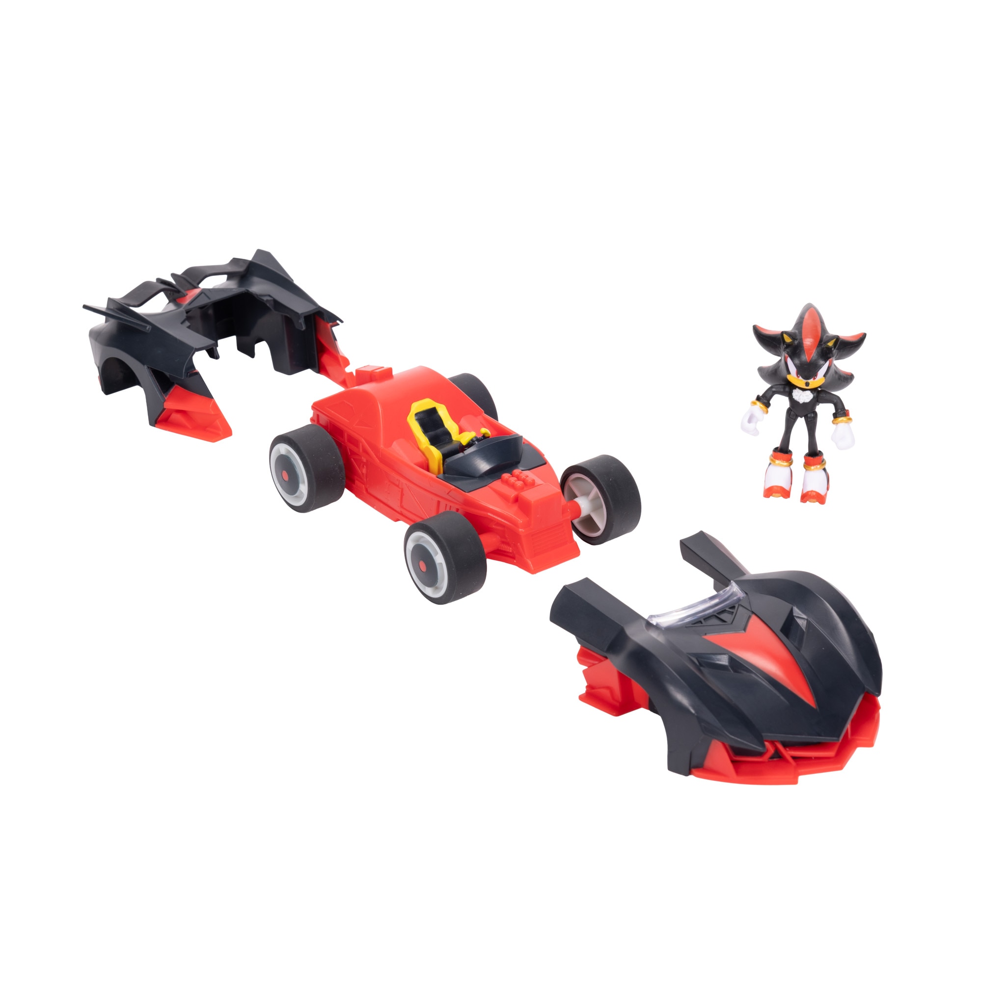 Vehículos personalizables Sonic y Shadow con figuras extraíbles de 7 cm Sonic The Hedgehog Sega 3
