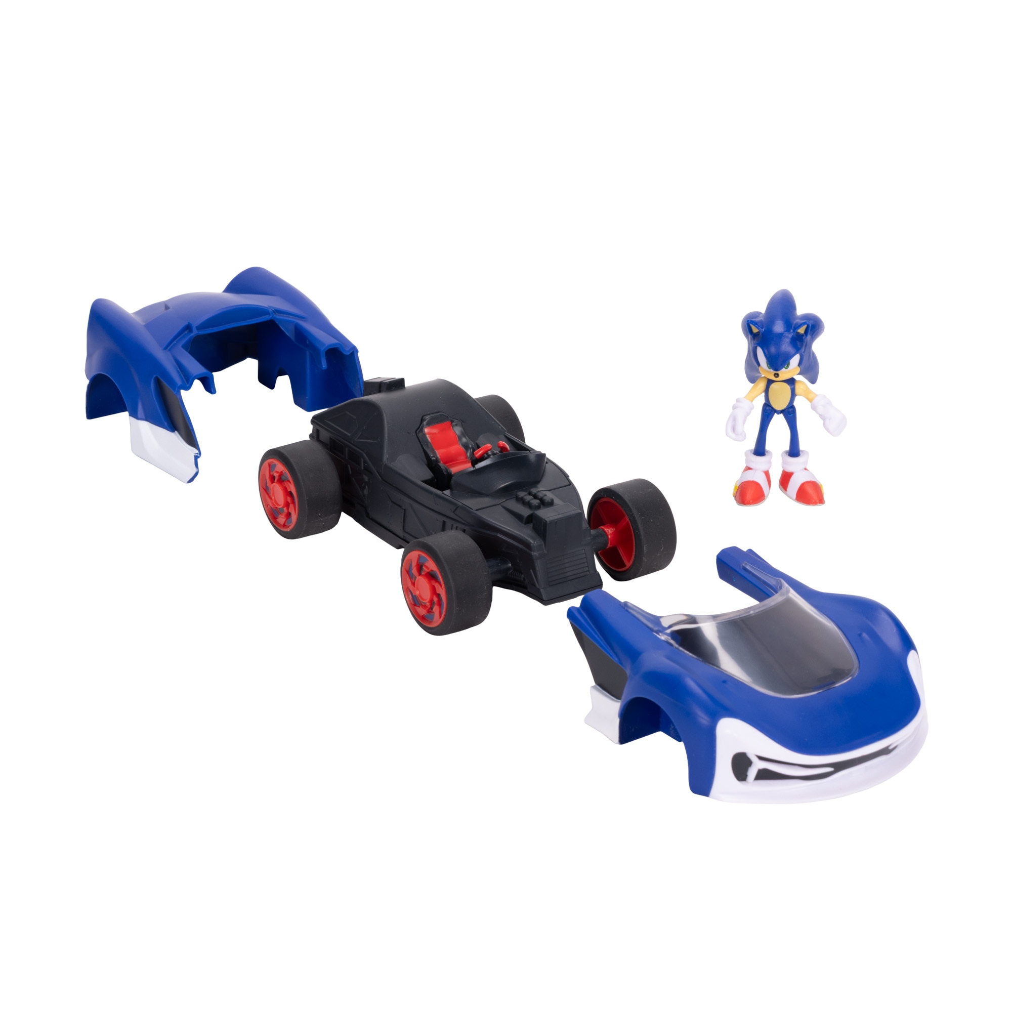 Vehículos personalizables Sonic y Shadow con figuras extraíbles de 7 cm Sonic The Hedgehog Sega 6