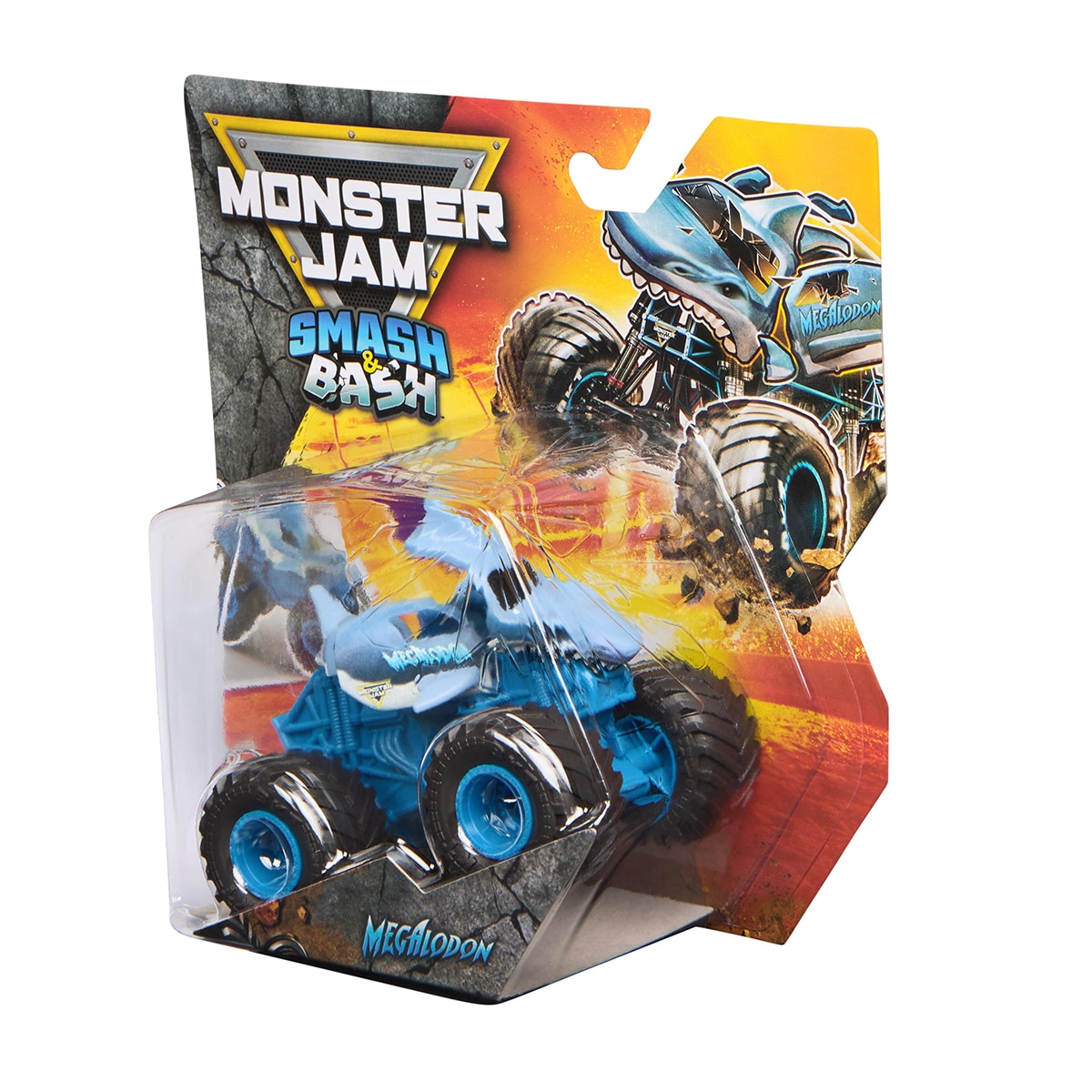 Vehículo de juguete Smash & Bash Megalodon 1:64 Die Cast  Monster Jam Spin Master 2