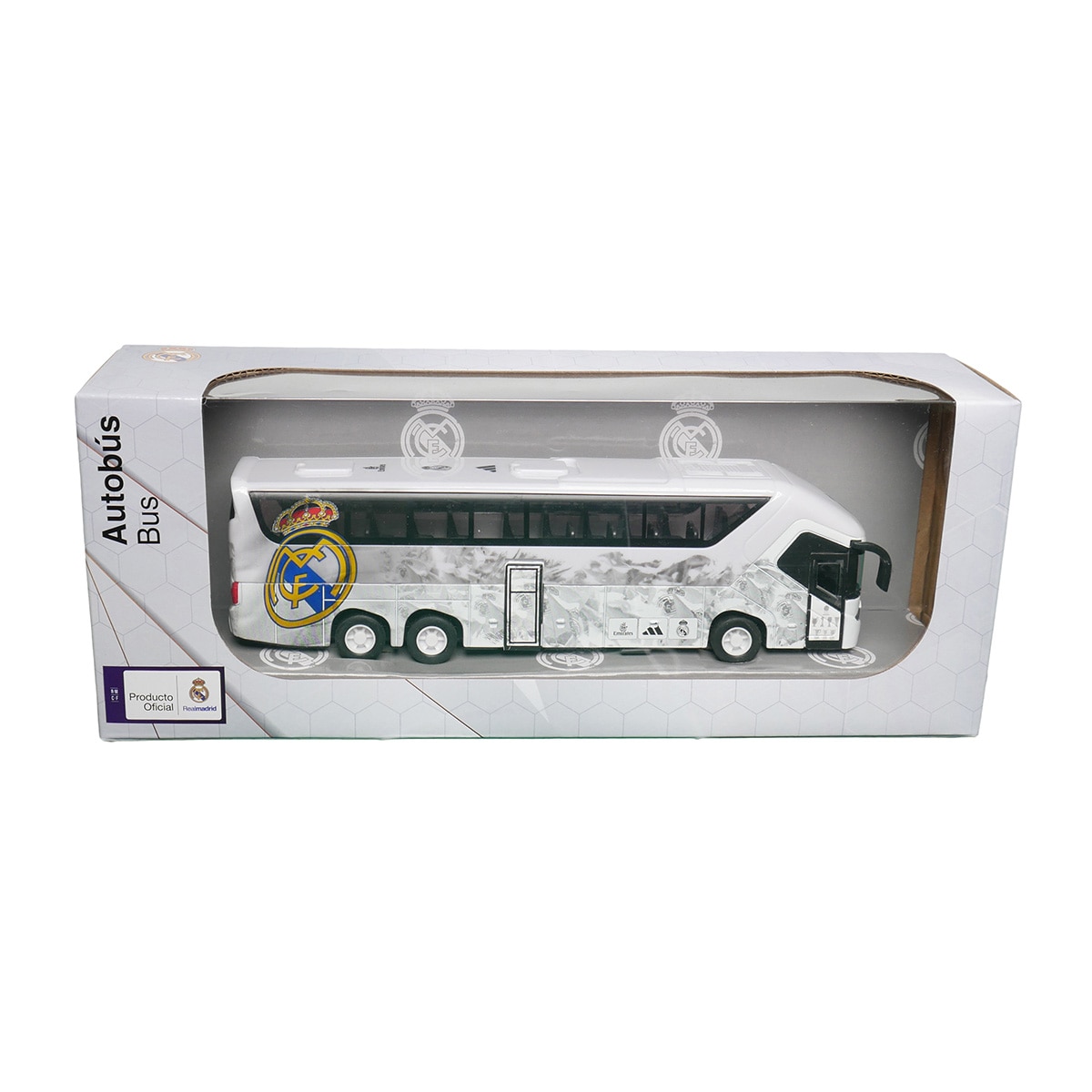 Coche miniatura Pull-Back Bus Real Madrid CF BanboToys 2