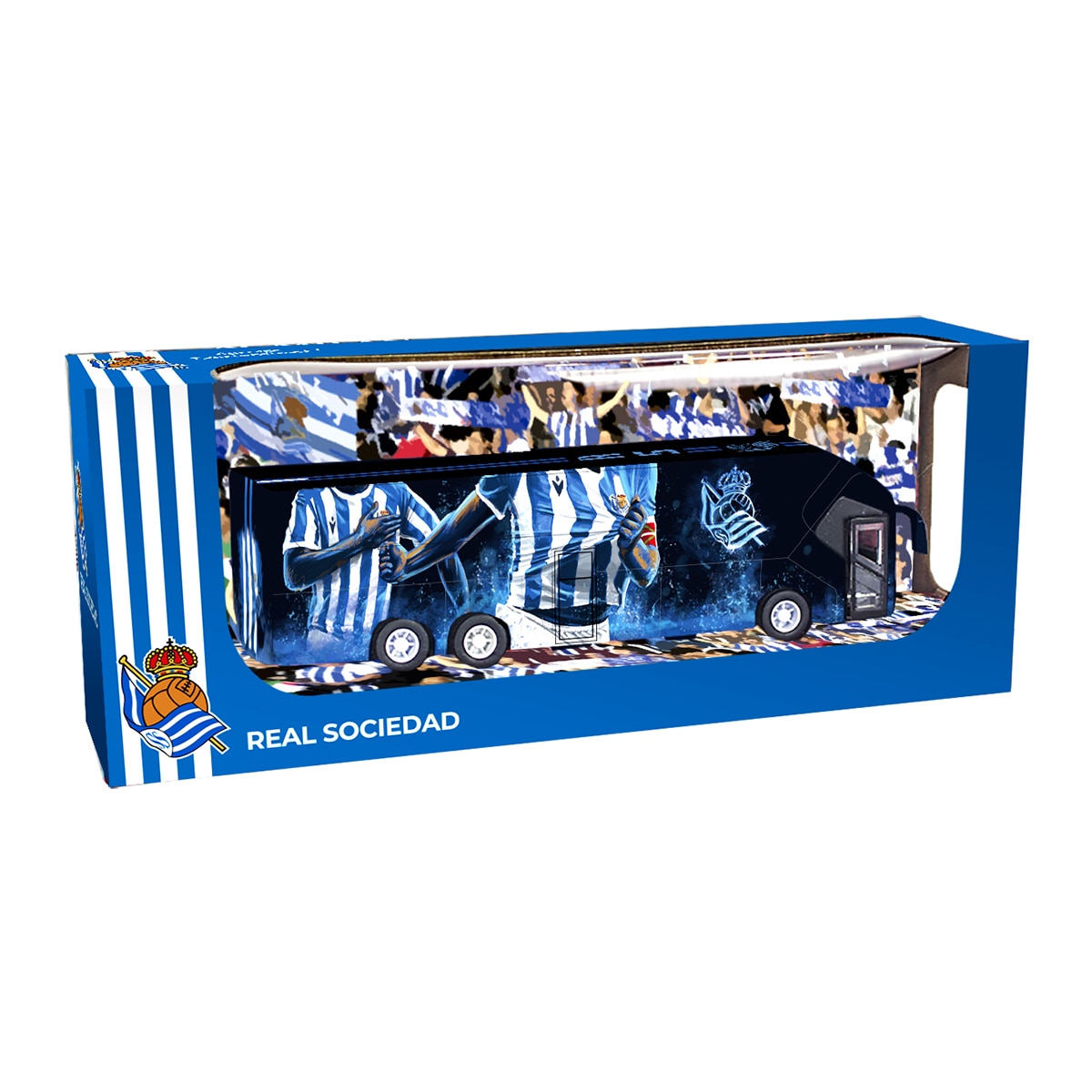 Imagen 0 de Vehículo pequeño bus pull-back Real Sociedad BanboToys